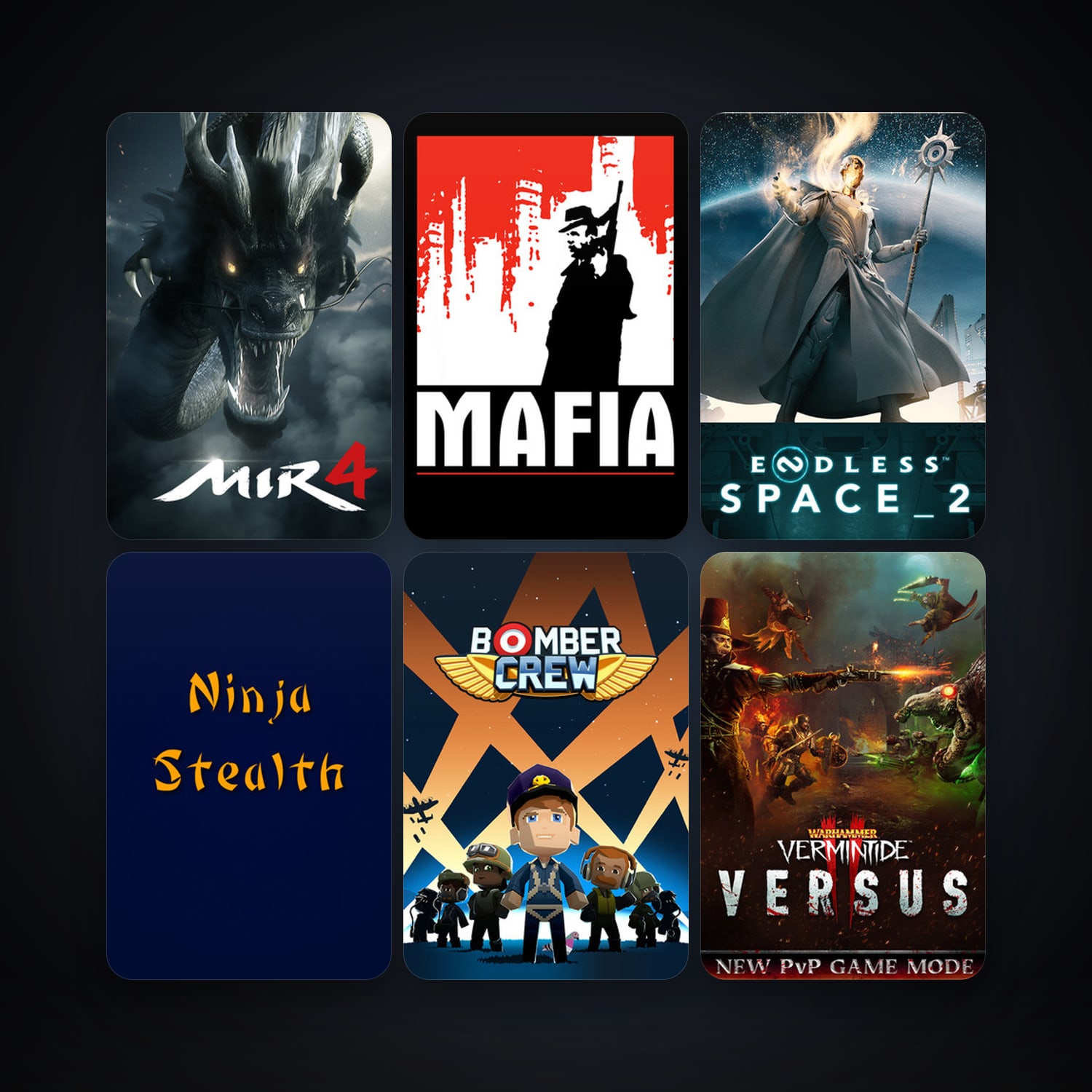 Mafia + Endless Space 2, 11 games, clean — HabibiAccounts