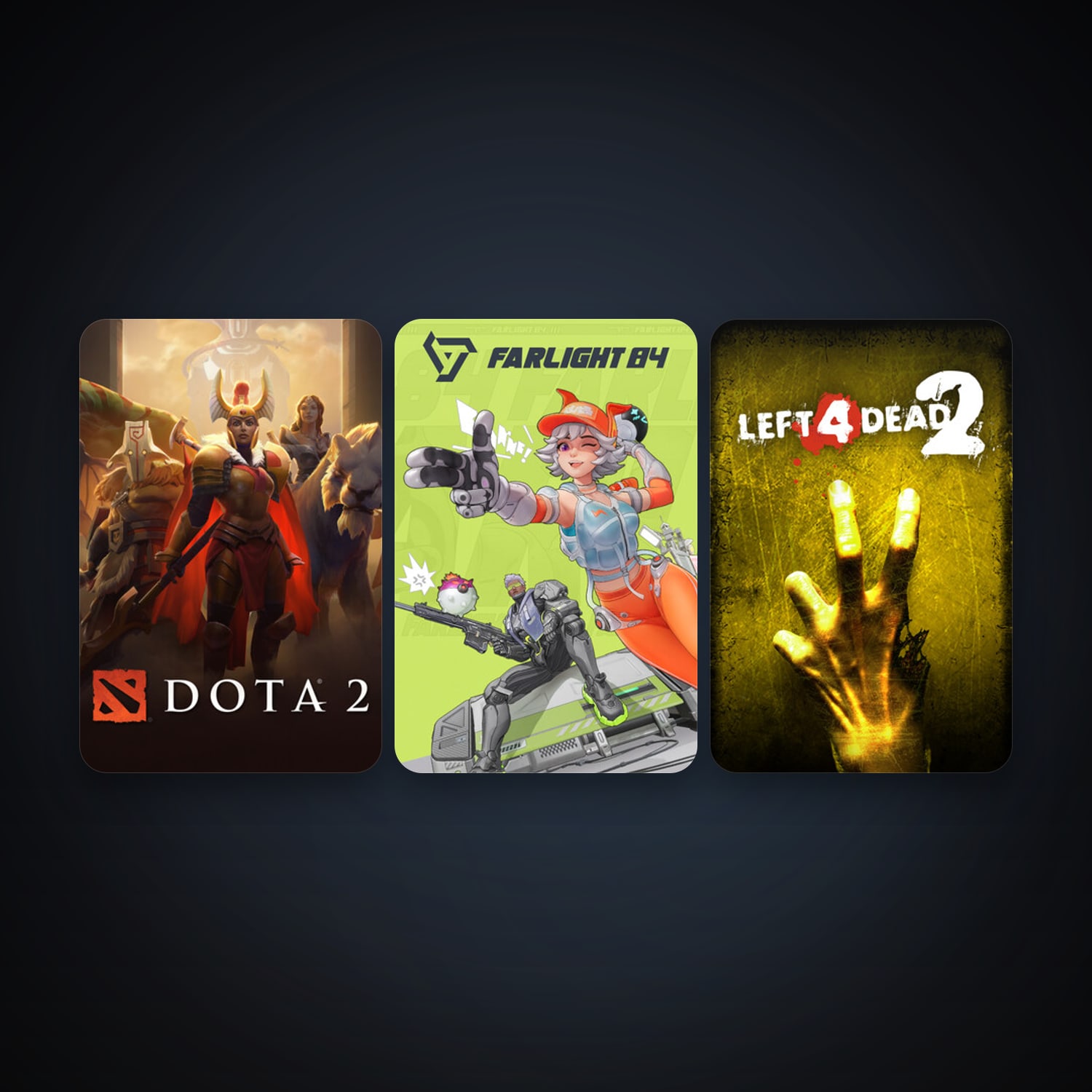 Left 4 Dead 2 + Dota 2, 8 games, clean — HabibiAccounts