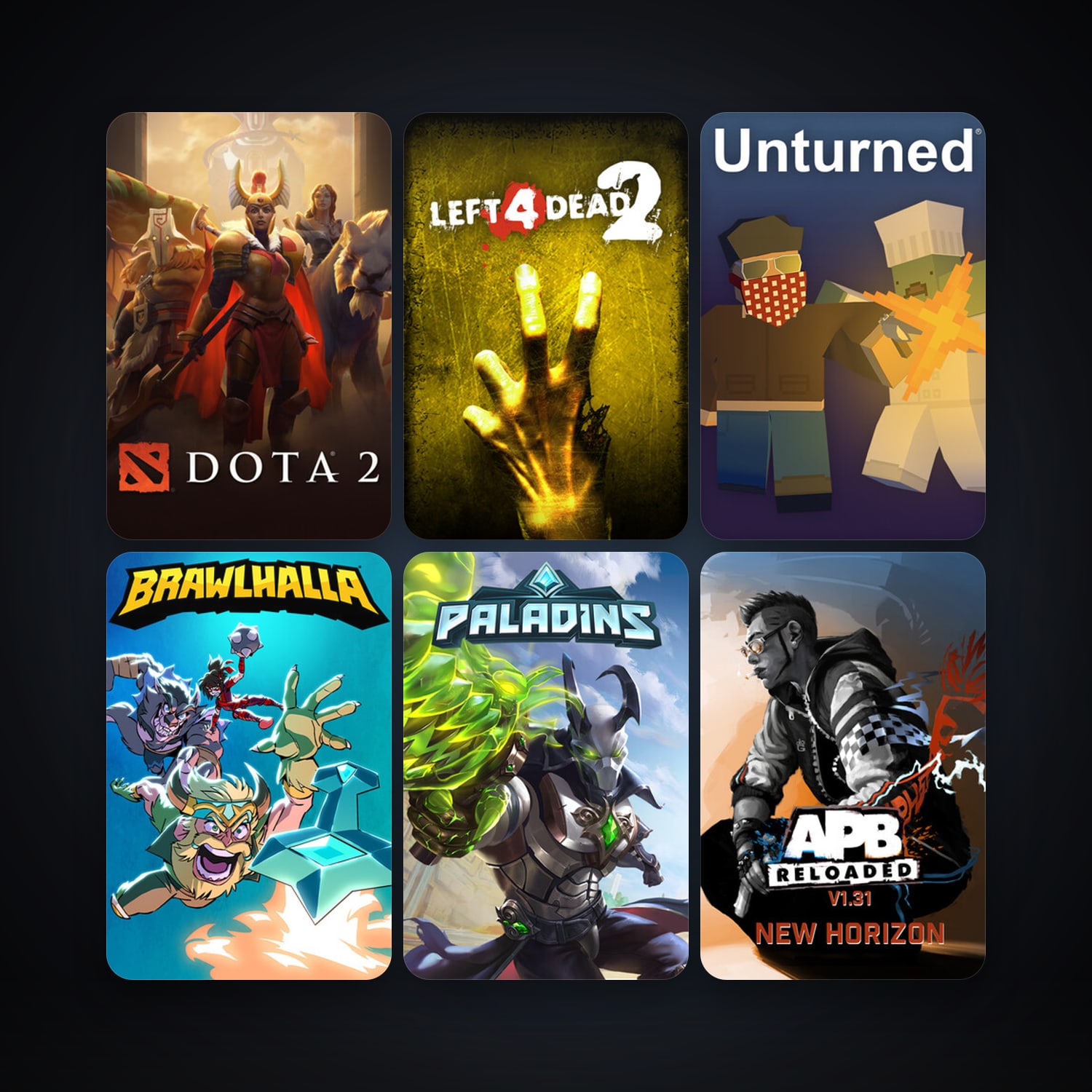 Left 4 Dead 2 + Dota 2, 57 games, Steam 10, clean — HabibiAccounts