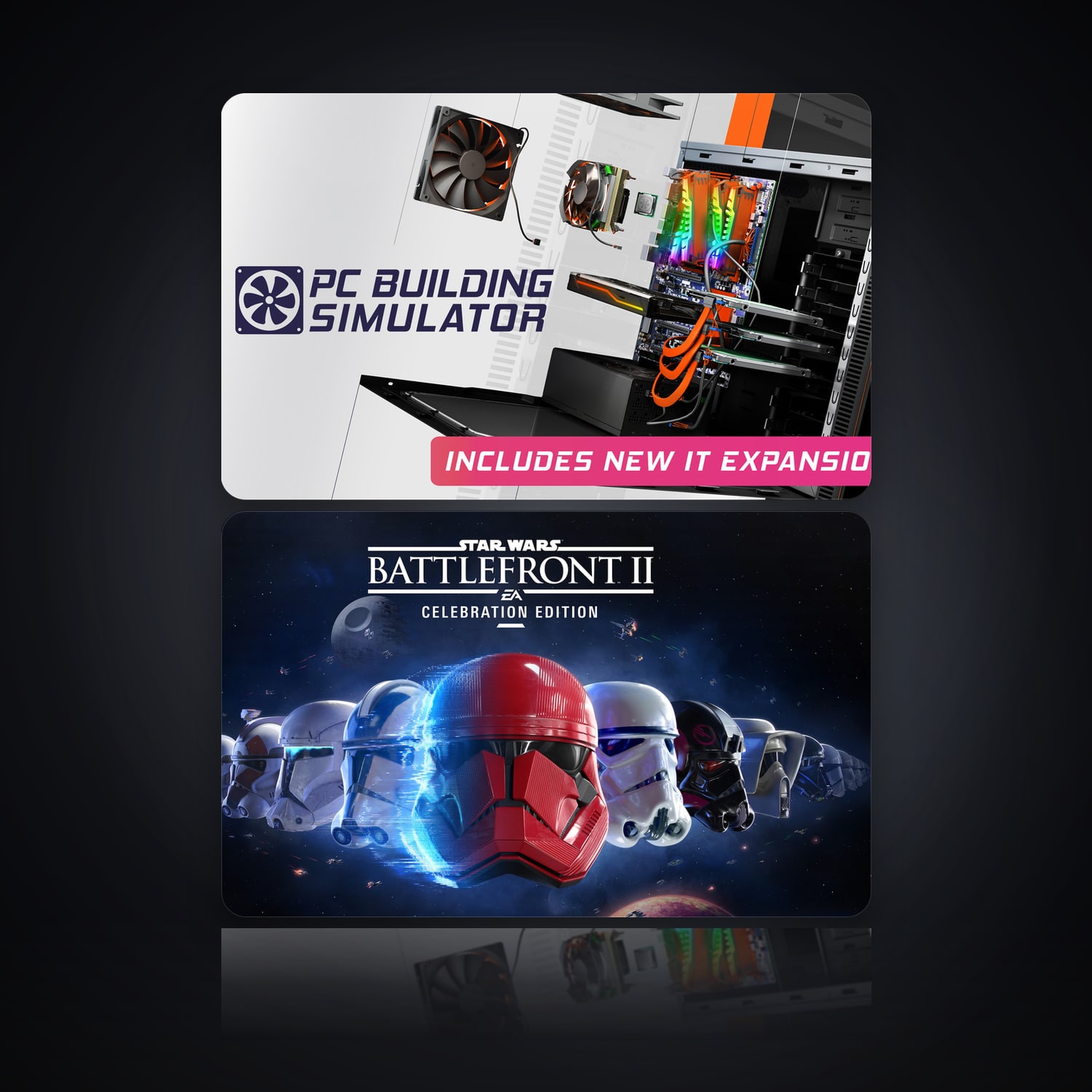 PC Building Simulator & STAR WARS Battlefront II: Celebration Edition | 2 Games — HabibiAccounts