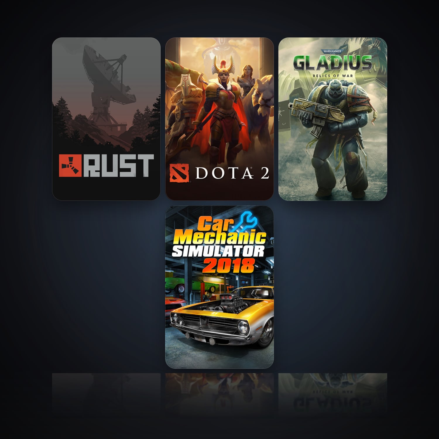 هالحساب ستيم فلين، Dota 2 وRust، 17 لعبة، صامد واضح — HabibiAccounts