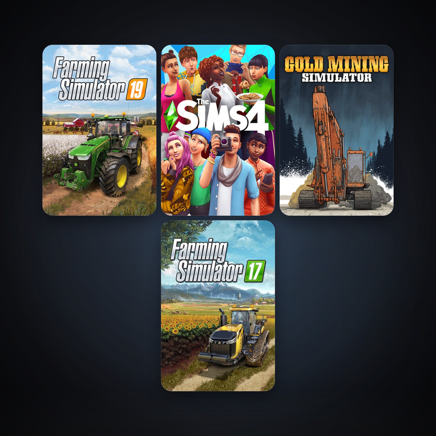 Farming Simulator 17 + Gold Rush: The Game, 5 games, clean — HabibiAccounts