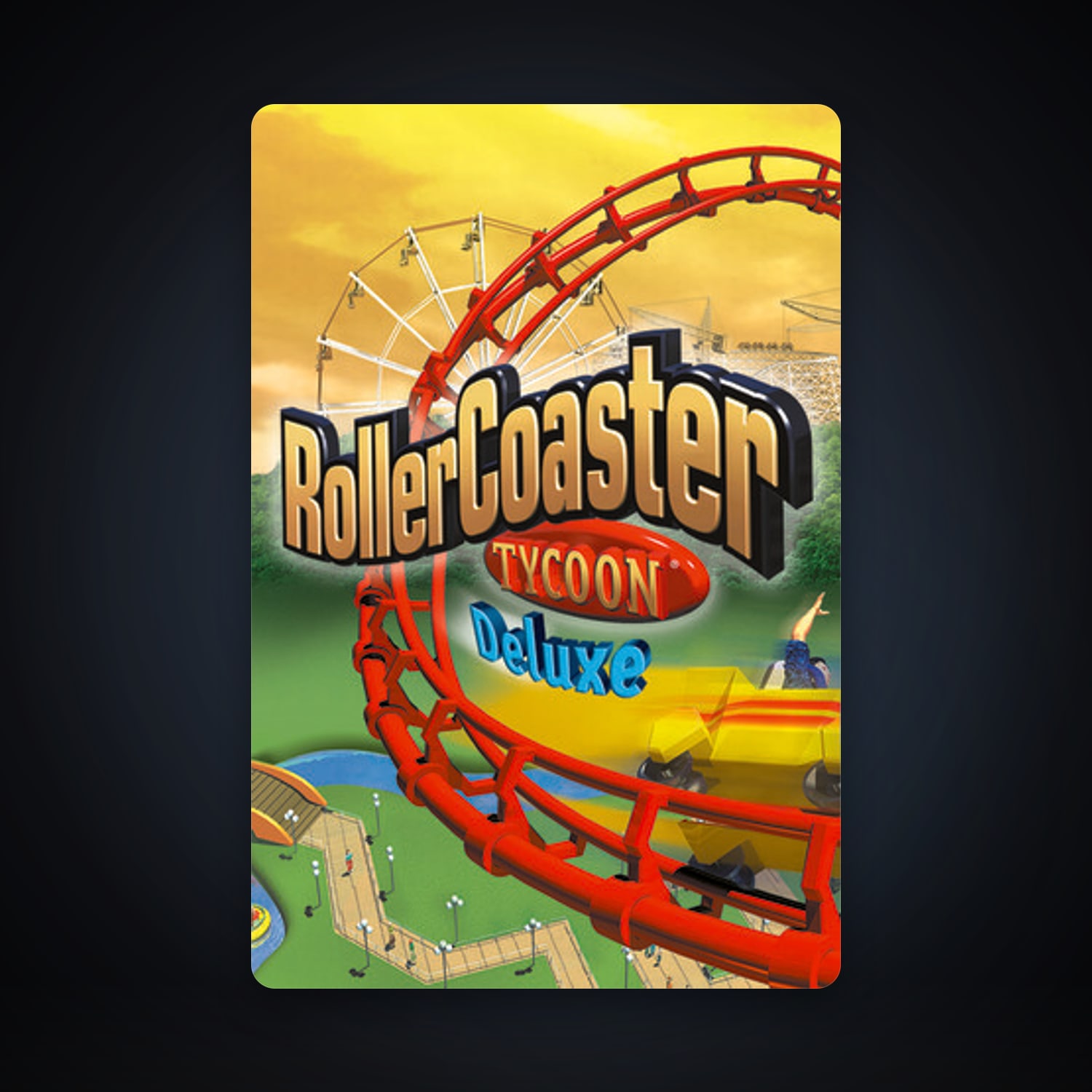 Steam account: RollerCoaster Tycoon: Deluxe, 1 game, clean — HabibiAccounts