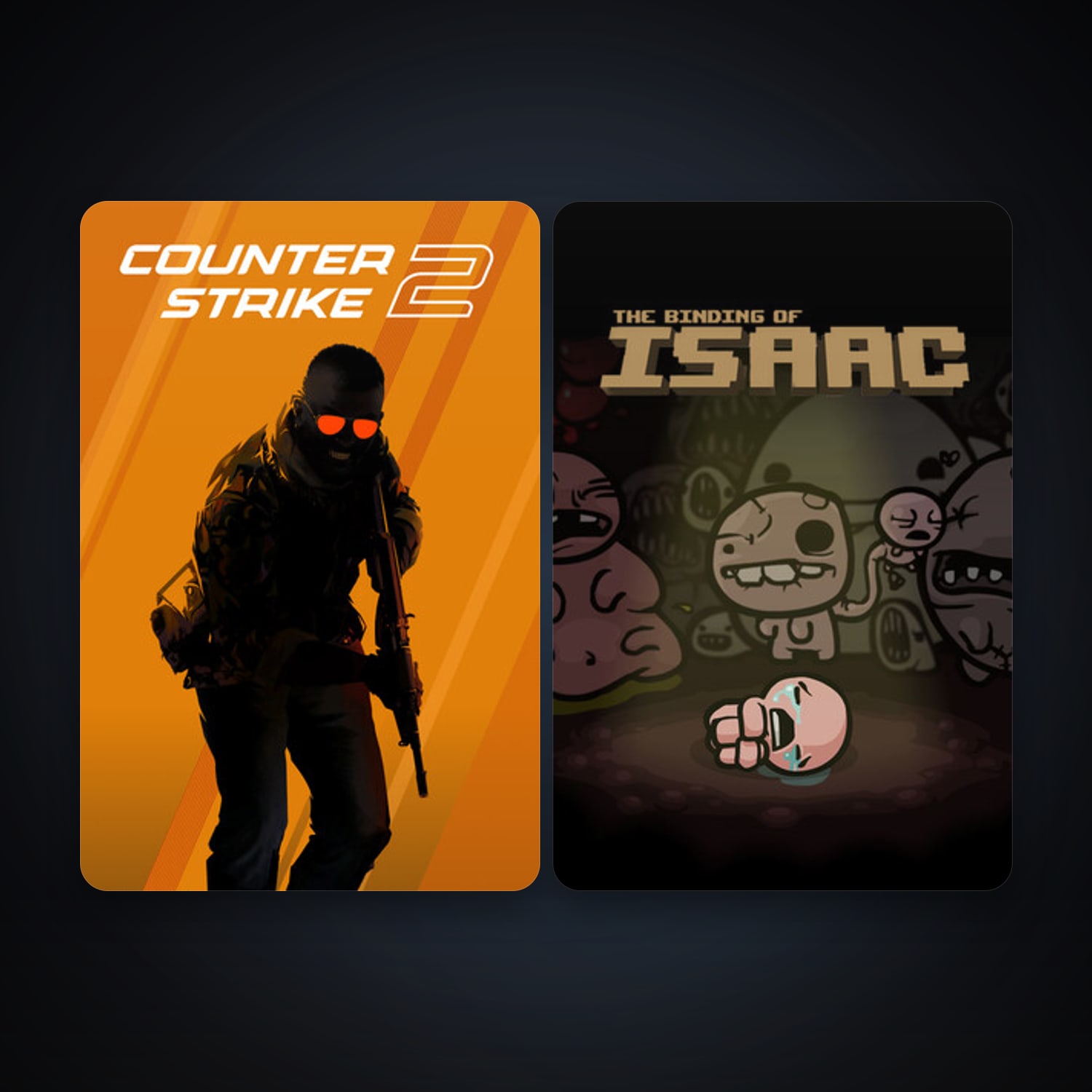CS2 Prime + The Binding of Isaac, 5 games, clean — HabibiAccounts