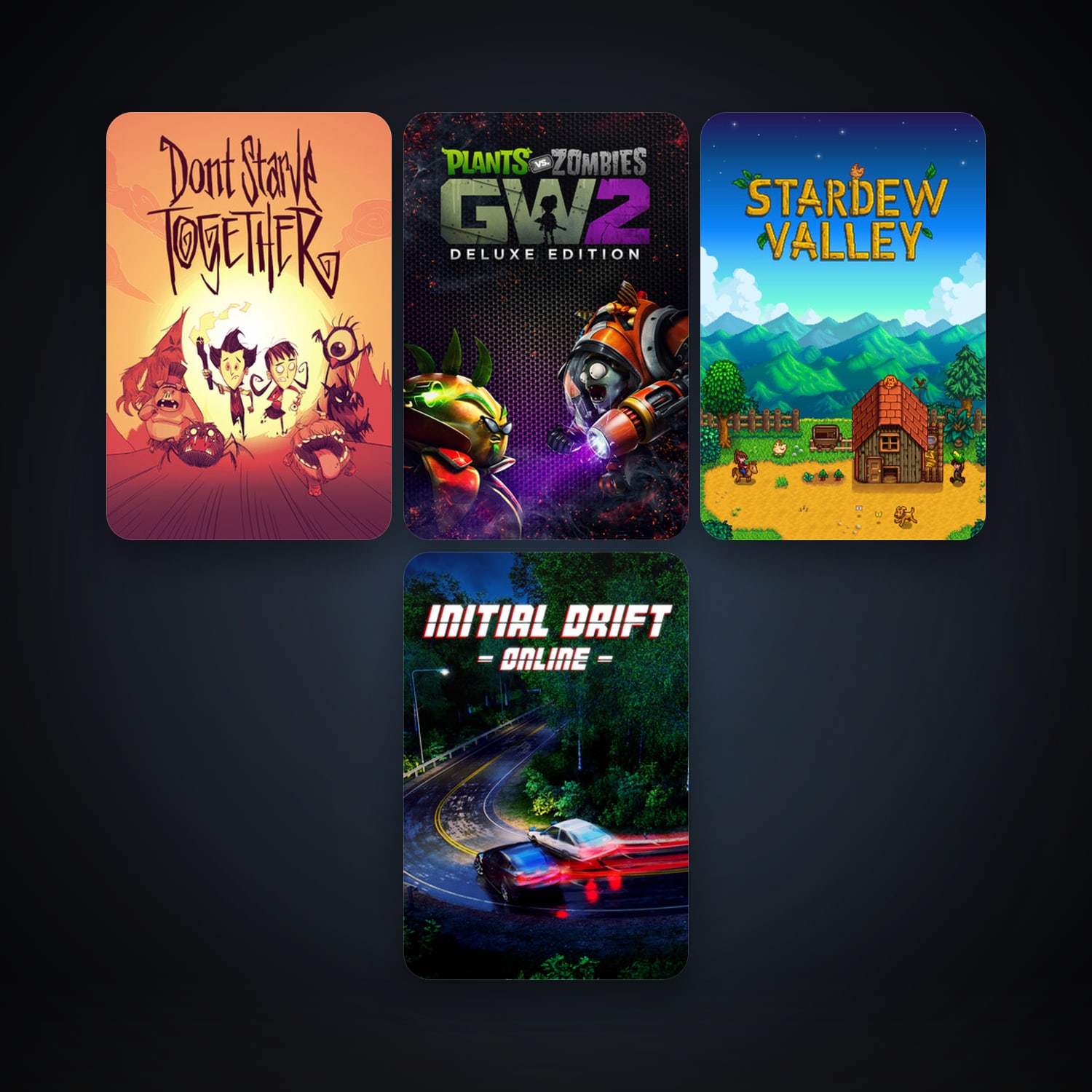 Don't Starve Together + Stardew Valley, 7 games, clean — HabibiAccounts