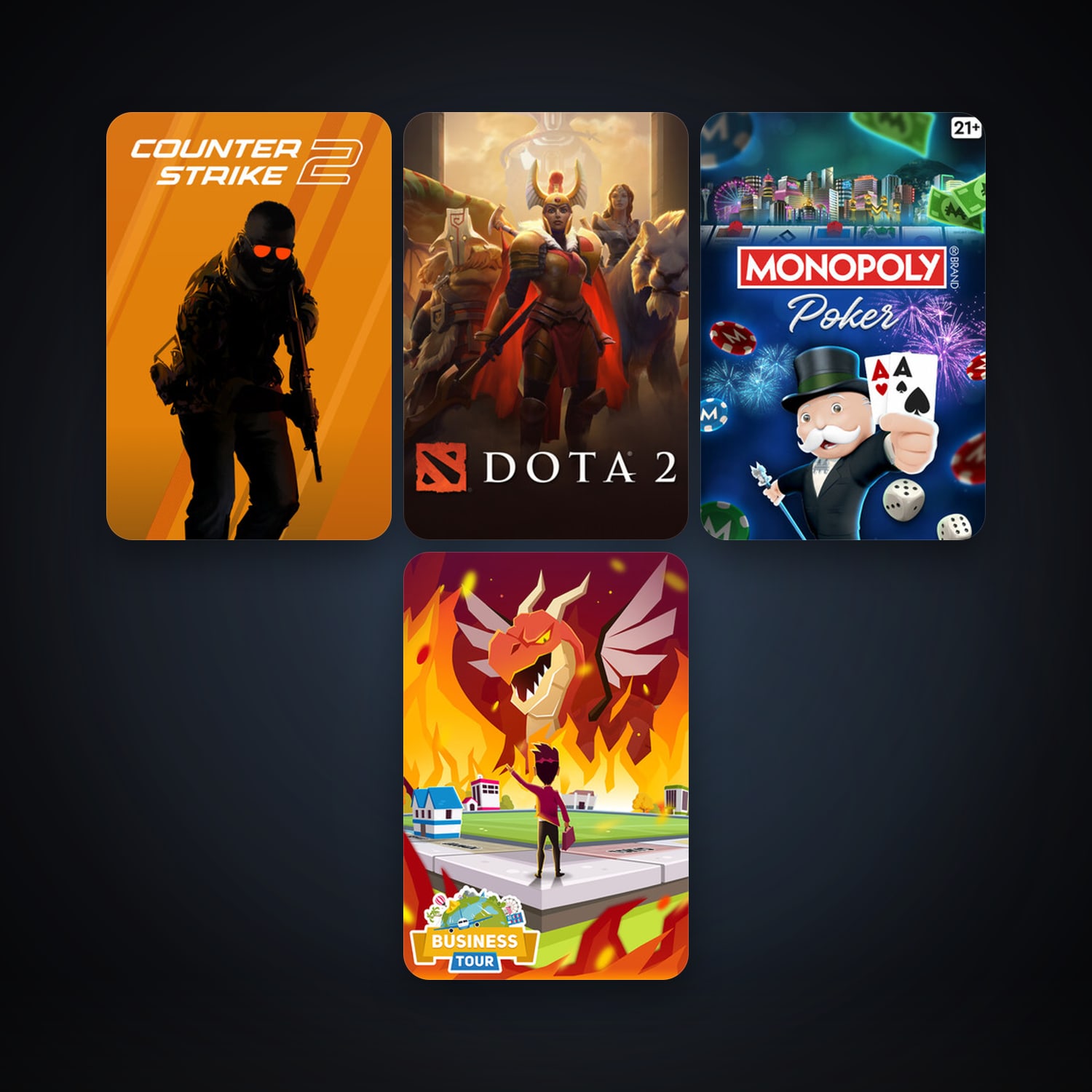 Dota 2 + CS2 Prime, 10 games, clean — HabibiAccounts