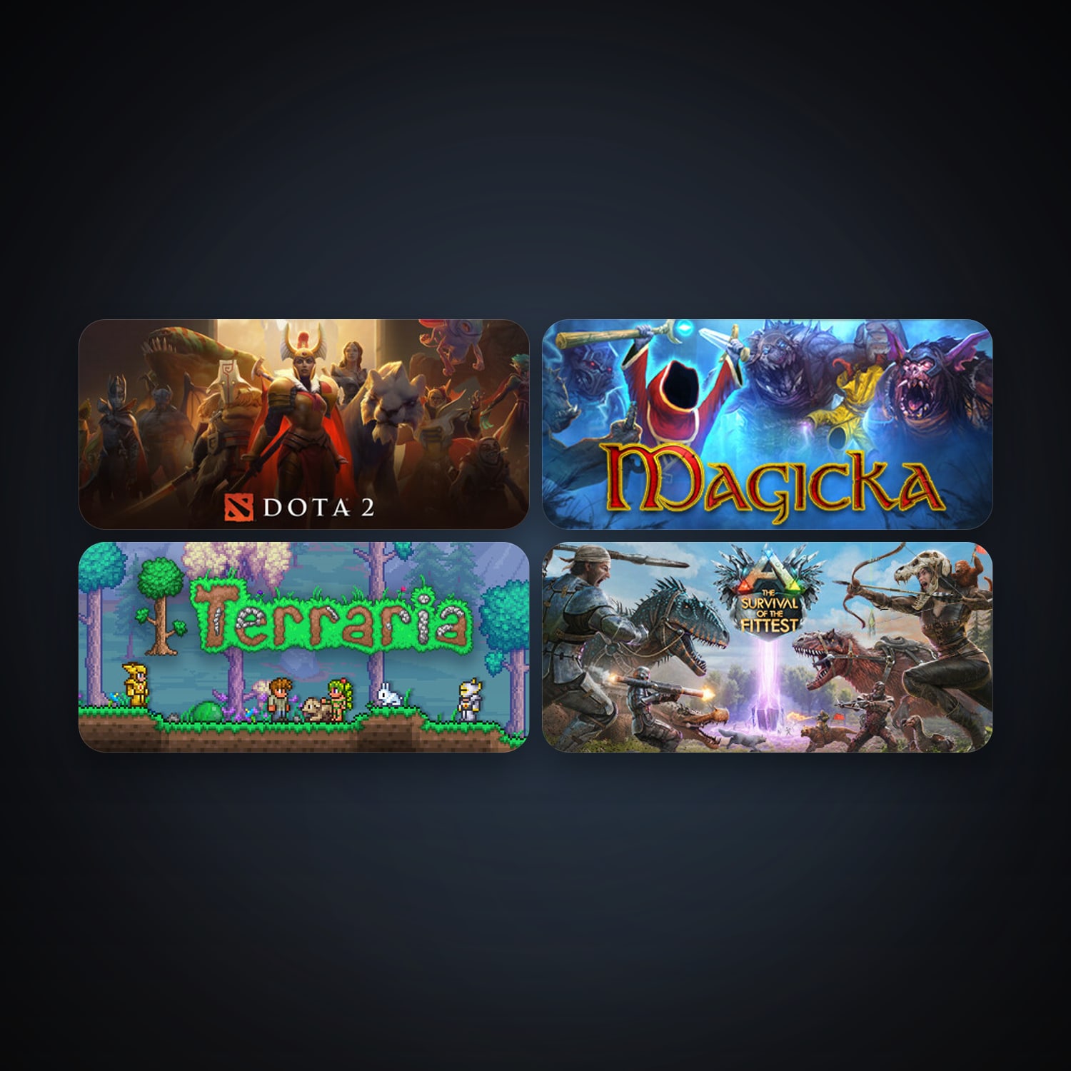 Dota 2 + Magicka, 6 games, clean — HabibiAccounts