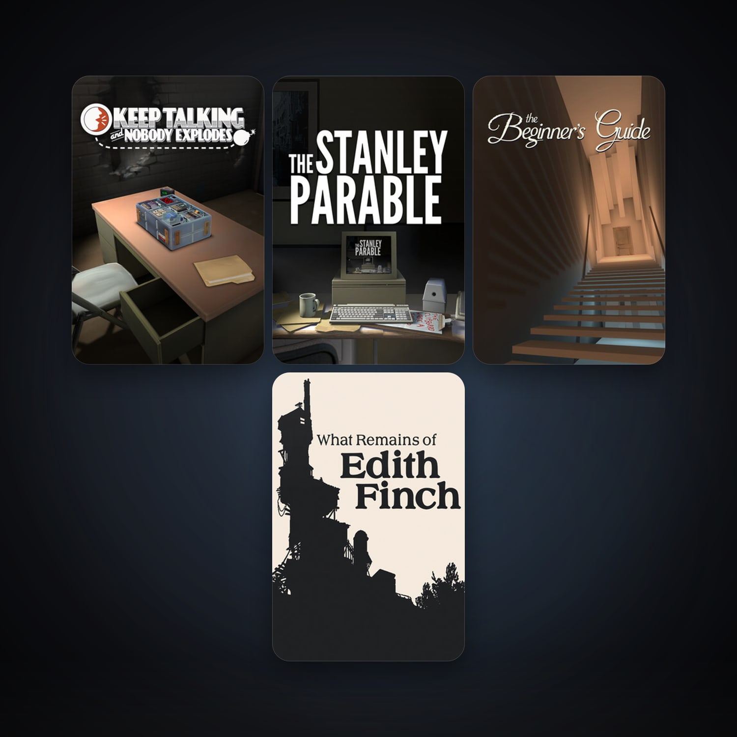 The Stanley Parable + The Beginner's Guide, 4 games, clean — HabibiAccounts
