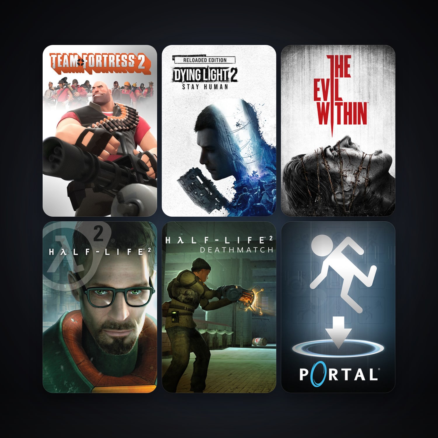 Half-Life 2 + Half-Life 2: Deathmatch, 9 games, clean — HabibiAccounts