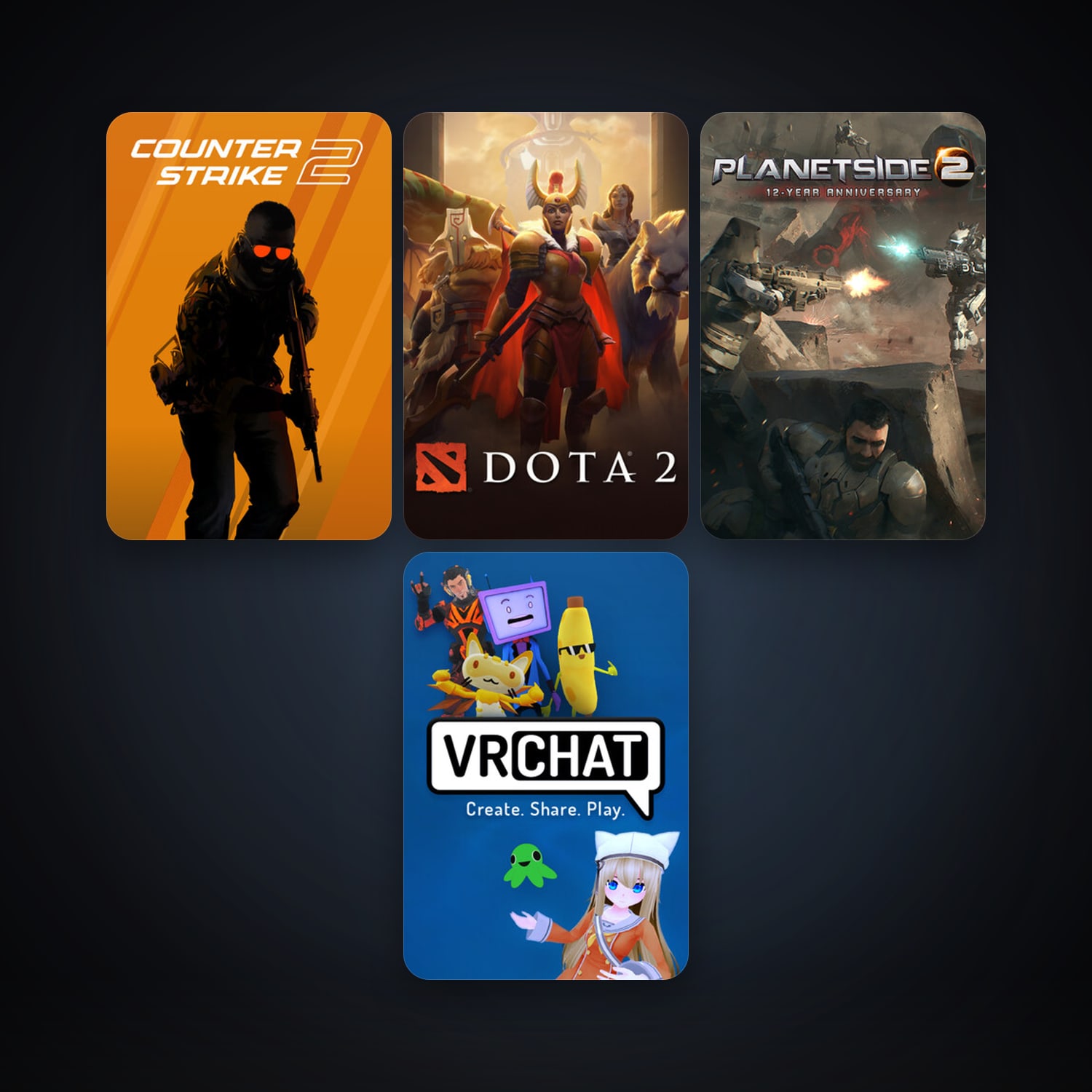 Dota 2 + CS2 Prime, 6 games, clean — HabibiAccounts