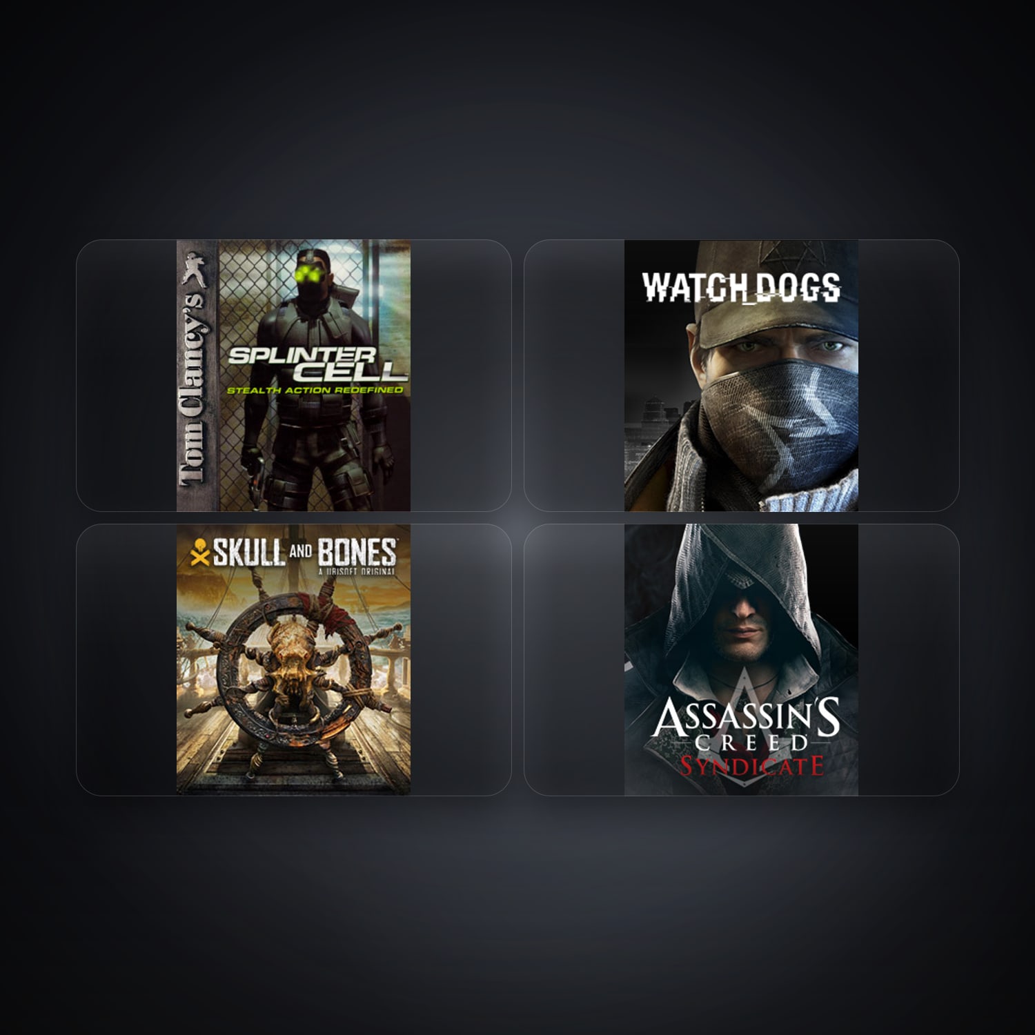 Ubisoft Tom Clancy's Splinter Cell + Watch_Dogs — TW — 5 games — HabibiAccounts