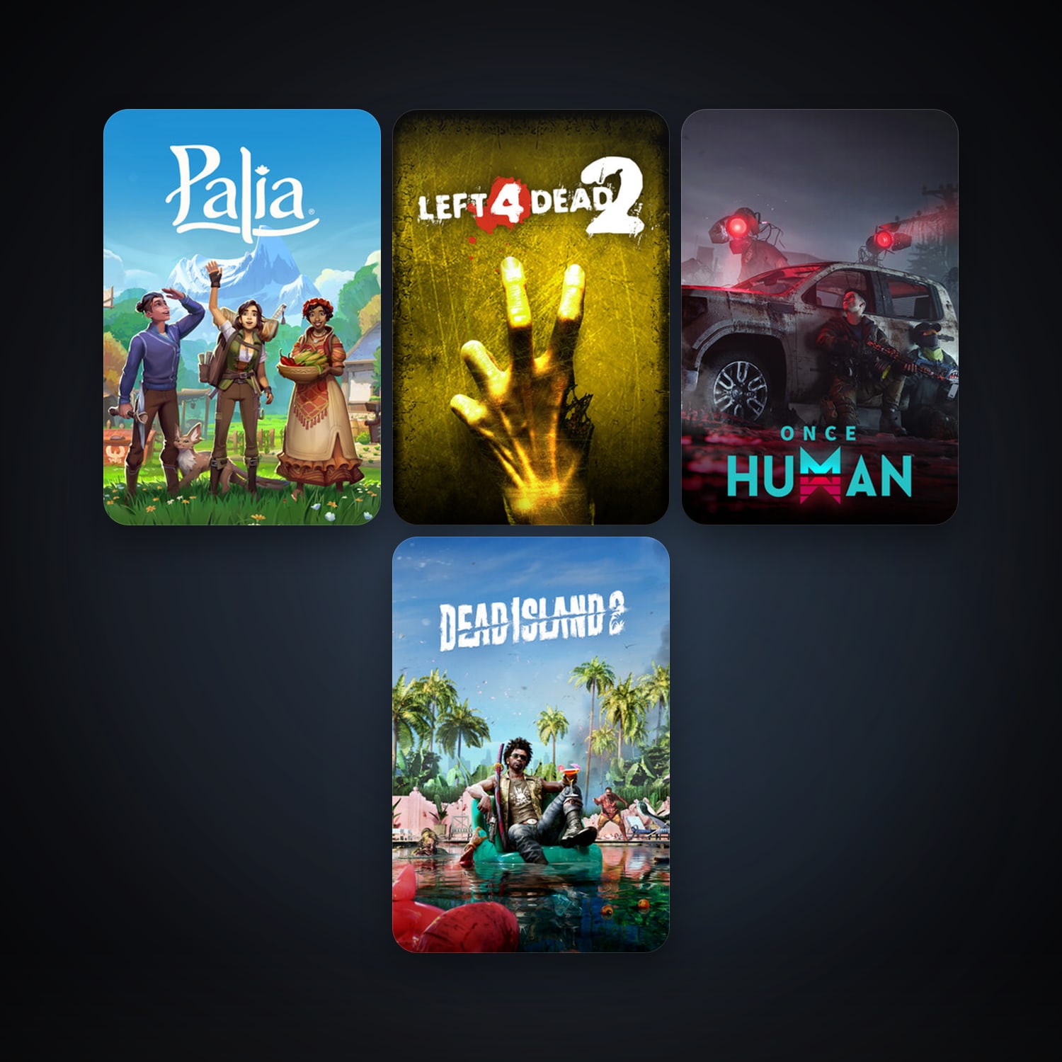 Left 4 Dead 2 + Dead Island 2, 5 games, Steam 10, clean — HabibiAccounts