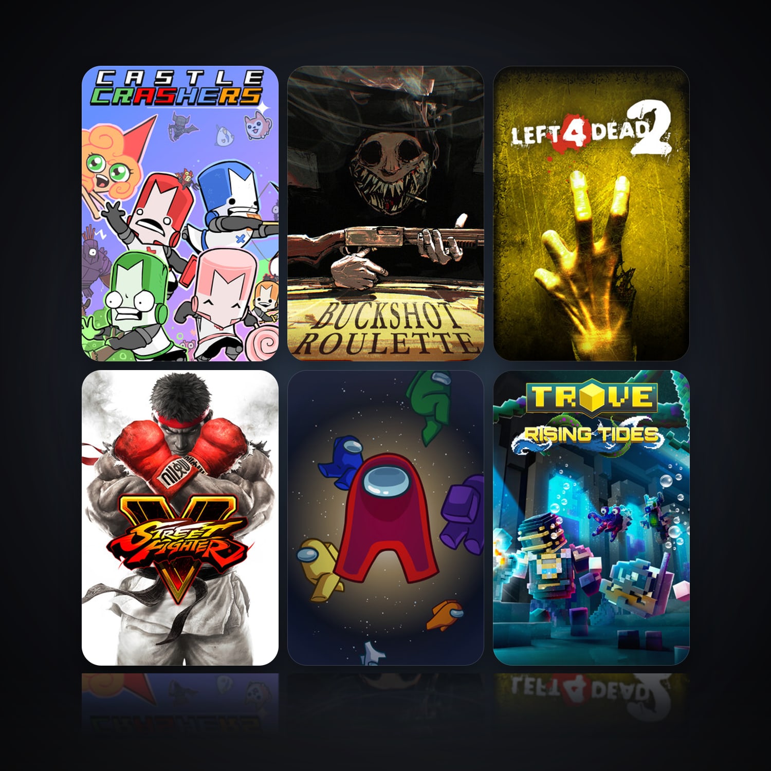 Castle Crashers & Buckshot Roulette | Clean — HabibiAccounts