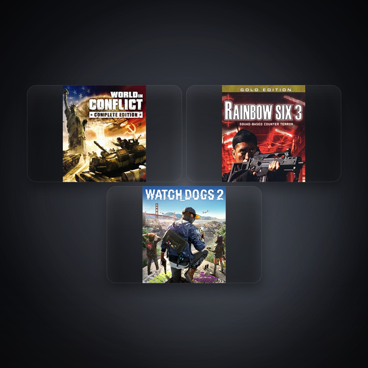 World In Conflict & Tom Clancy's Rainbow Six 3 Gold | 3 Games — HabibiAccounts