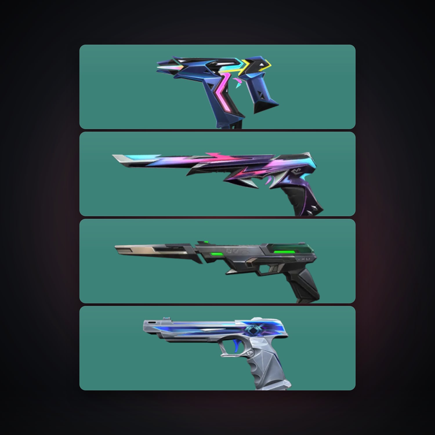EU Silver 1 locker — 4 skins, lvl 107 — HabibiAccounts