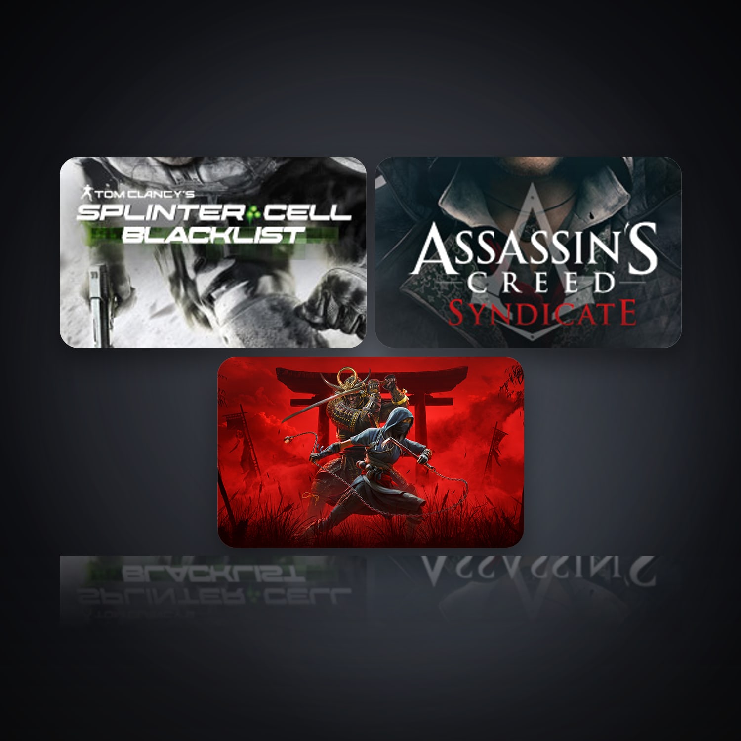 Tom Clancy's Splinter Cell Blacklist & Assassin's Creed Syndicate | 3 Games — HabibiAccounts