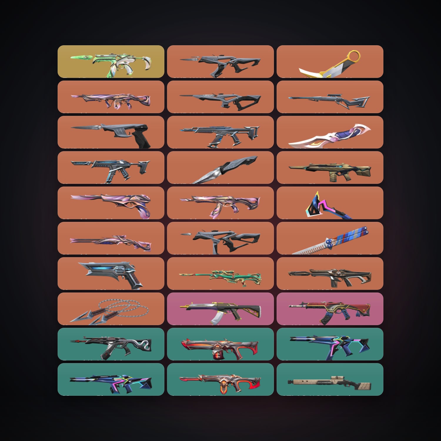 EU Diamond 1 locker — 6 knives, 81 skins, lvl 116 — HabibiAccounts