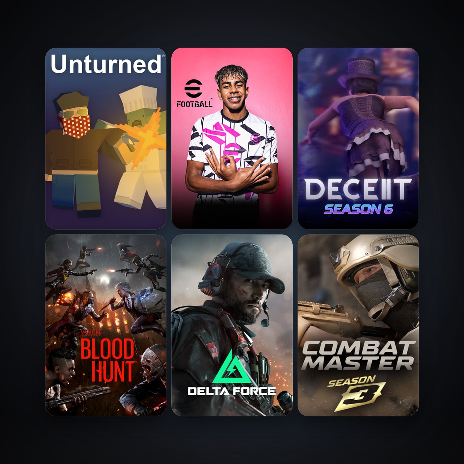 Unturned + SCP: Secret Laboratory, 26 games, clean — HabibiAccounts