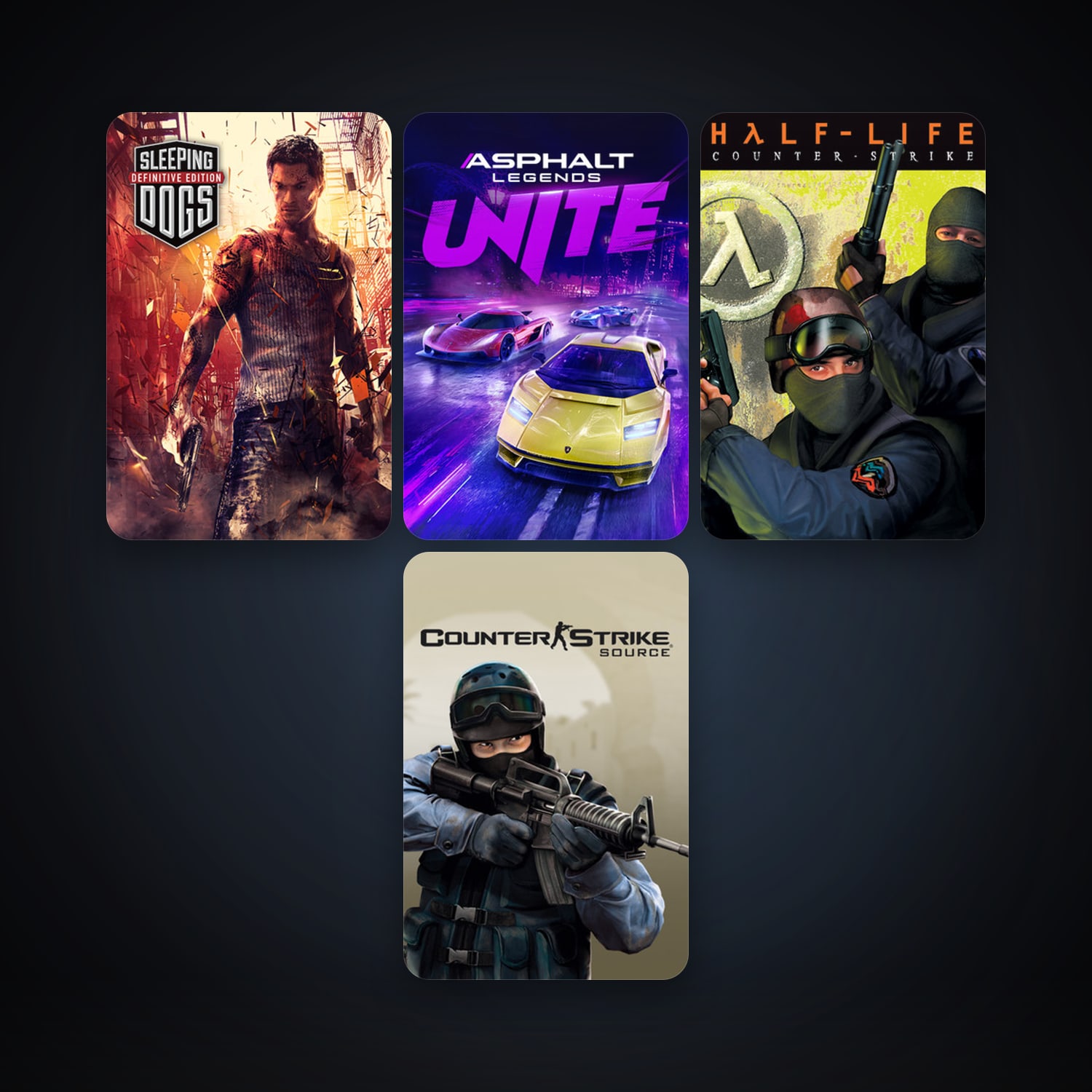 Counter-Strike + Counter-Strike: Source, 14 games, clean — HabibiAccounts