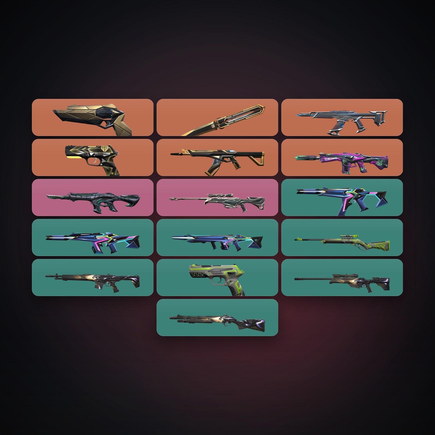 AP Plat 3 locker — 1 knives, 17 skins, lvl 32 — HabibiAccounts