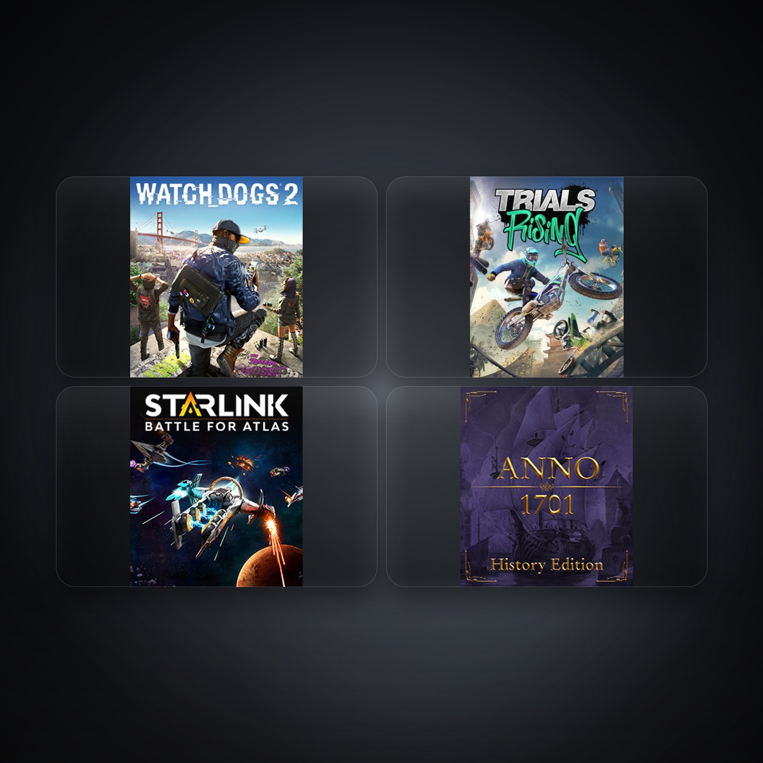 Ubisoft WATCH_DOGS 2 + Trials Rising — VN — 4 games — HabibiAccounts