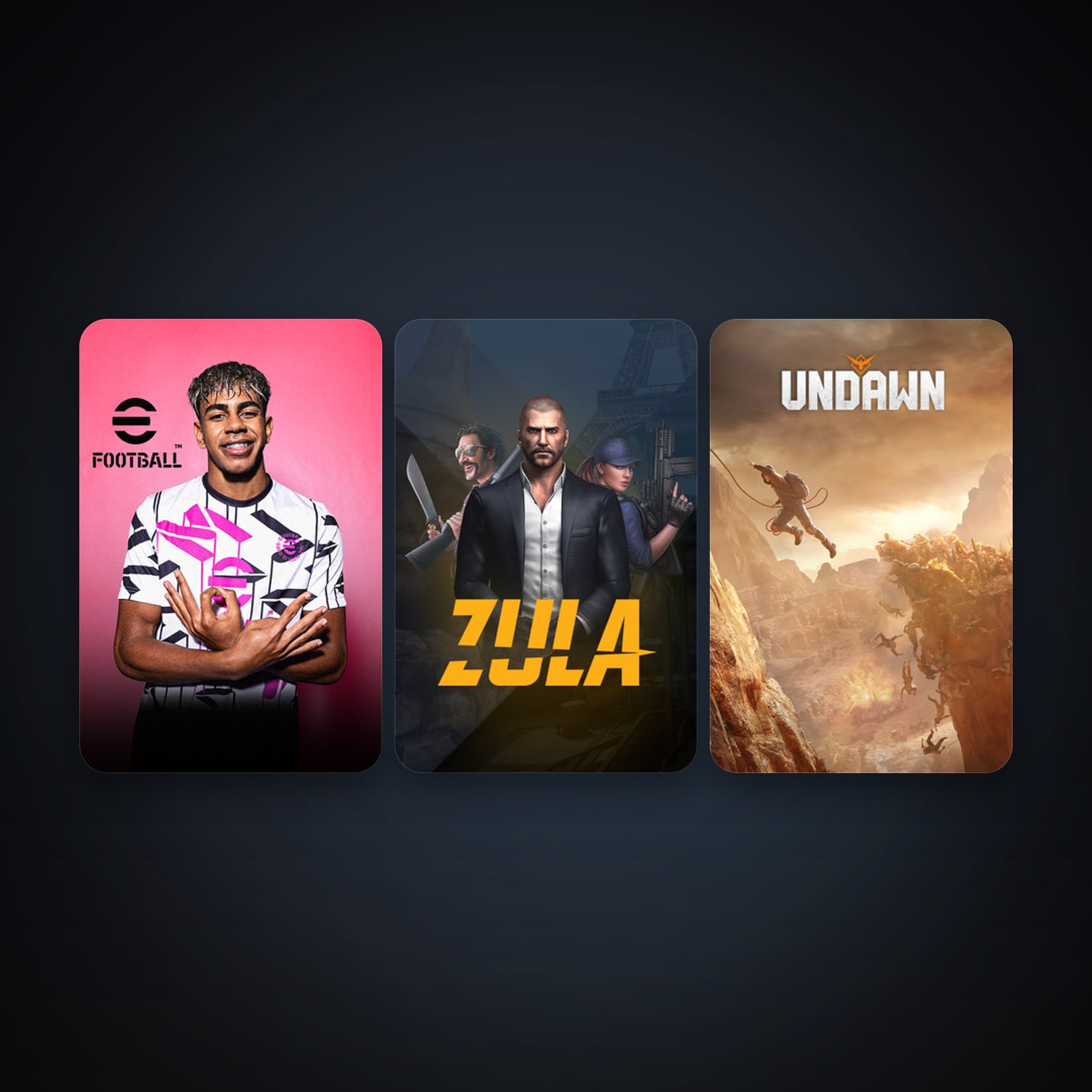 Zula Türkiye + eFootball 2024, 11 games, clean — HabibiAccounts
