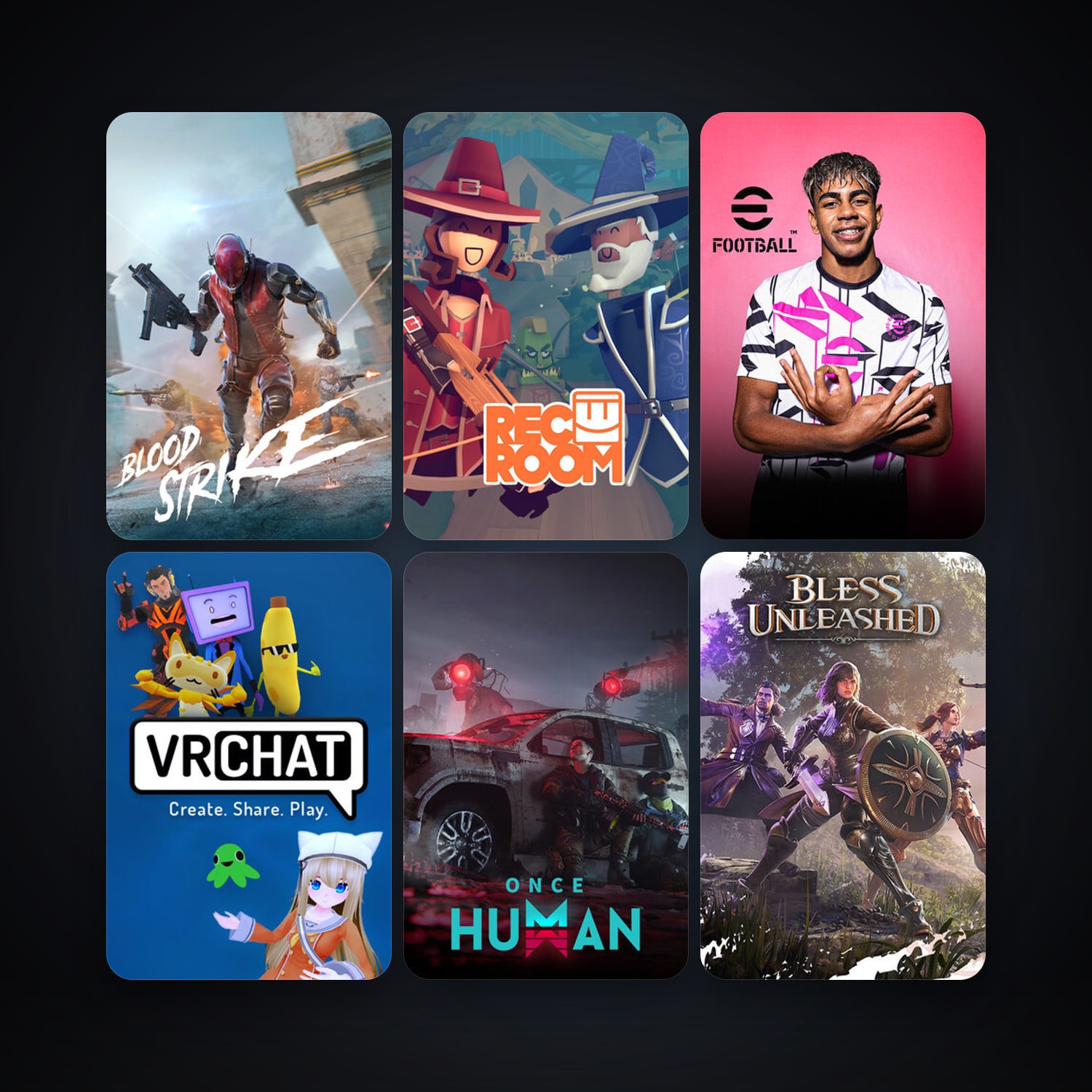 Blood Strike & Rec Room | 30 Games | Clean — HabibiAccounts