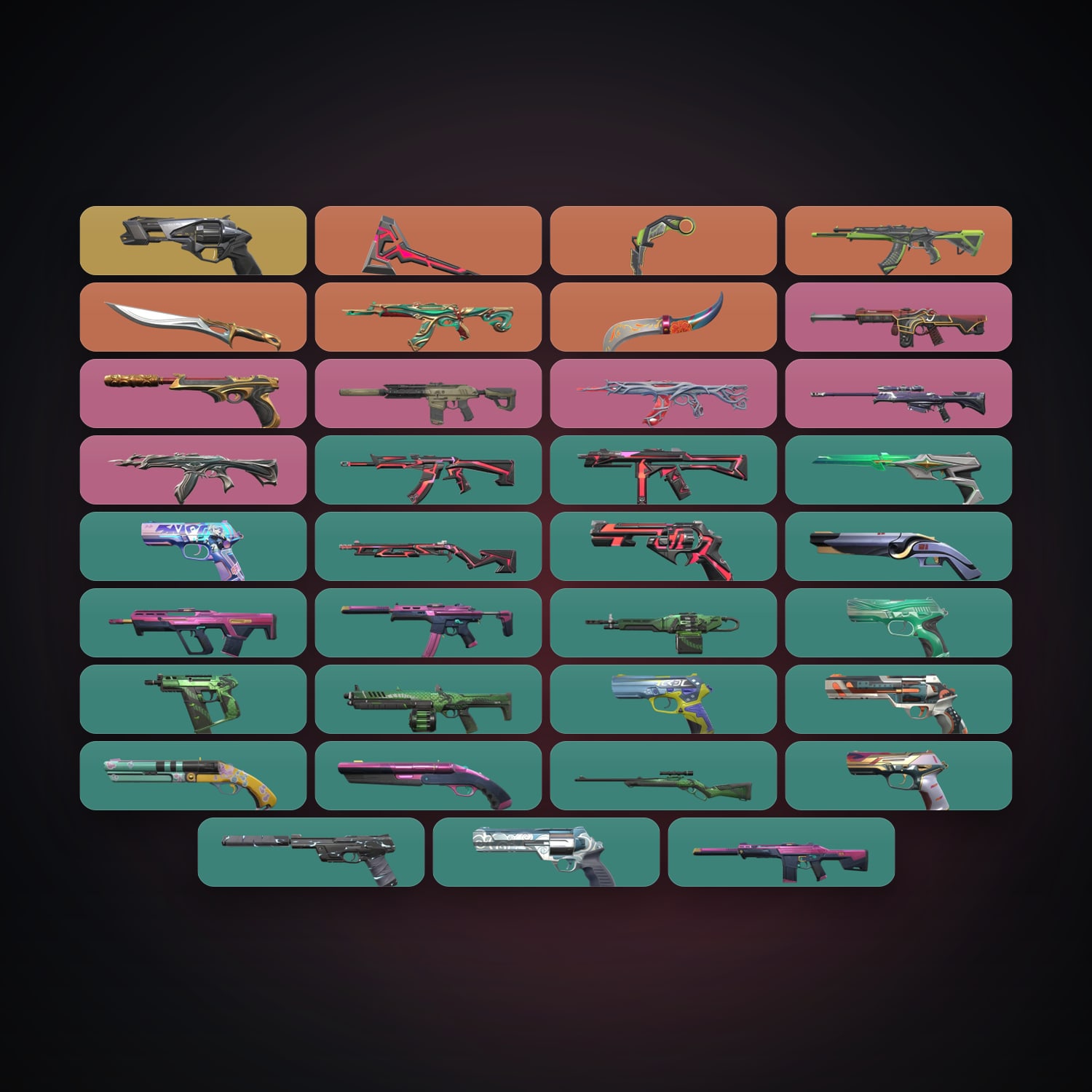 EU Silver 3 locker — 4 knives, 37 skins, lvl 261 — HabibiAccounts