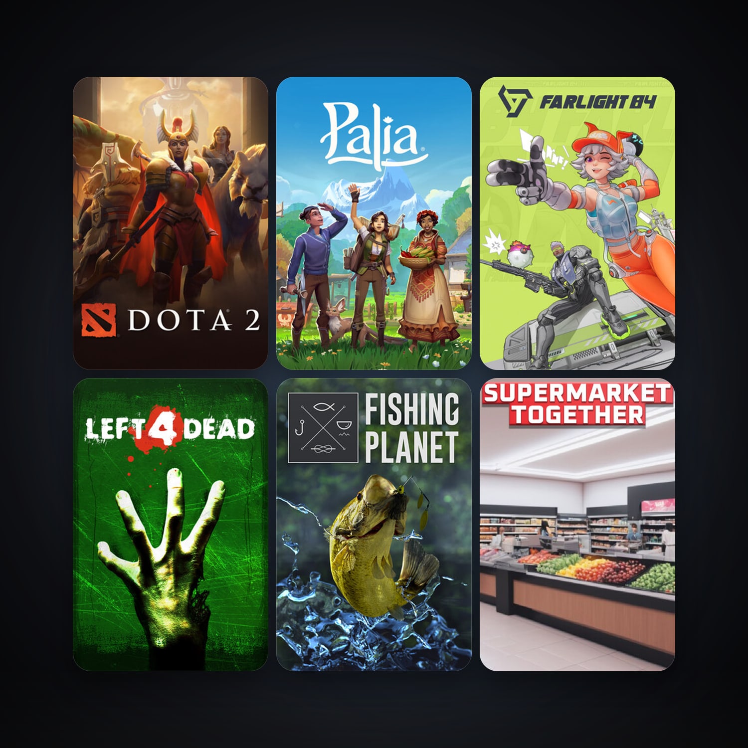 Left 4 Dead + Dota 2, 17 games, clean — HabibiAccounts