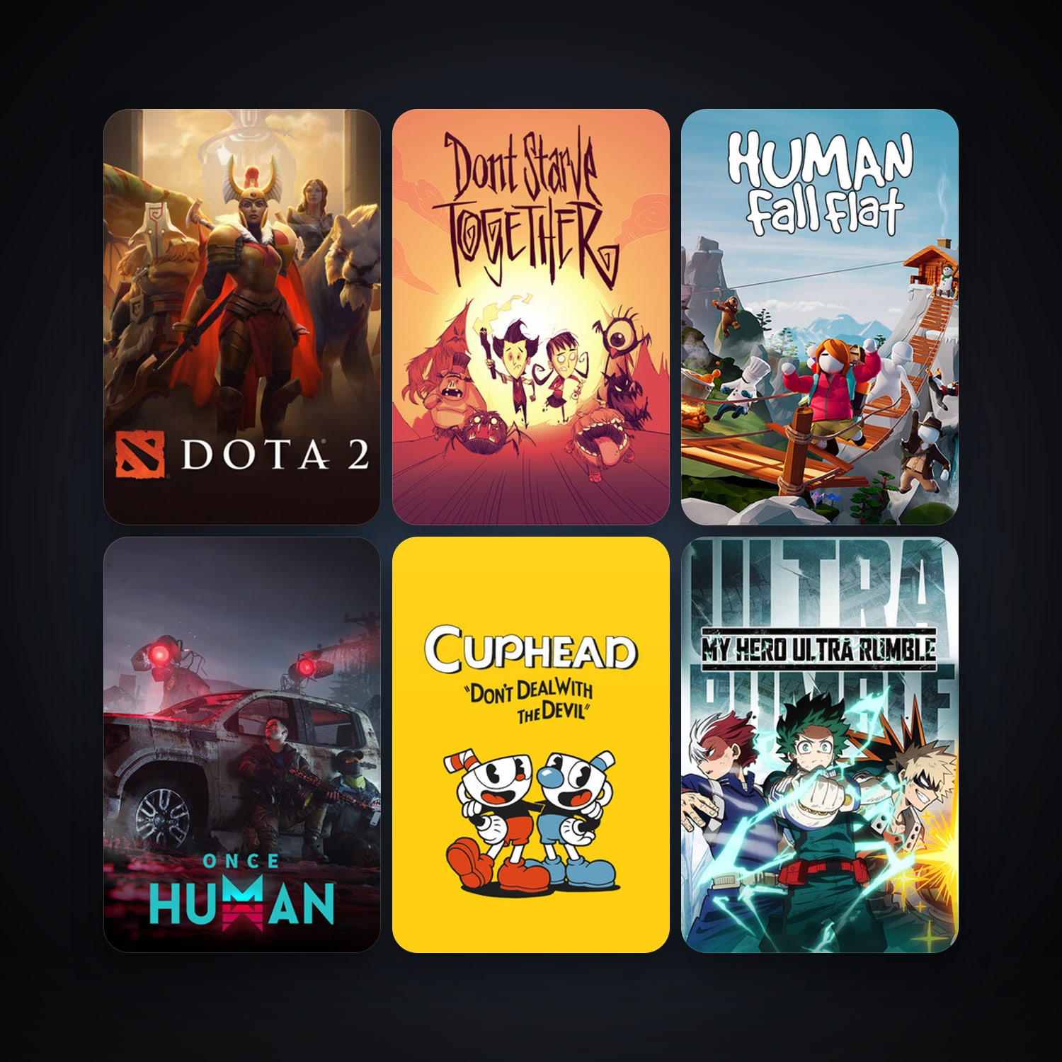 Dota 2 + Cuphead, 14 games, Steam 10, clean — HabibiAccounts