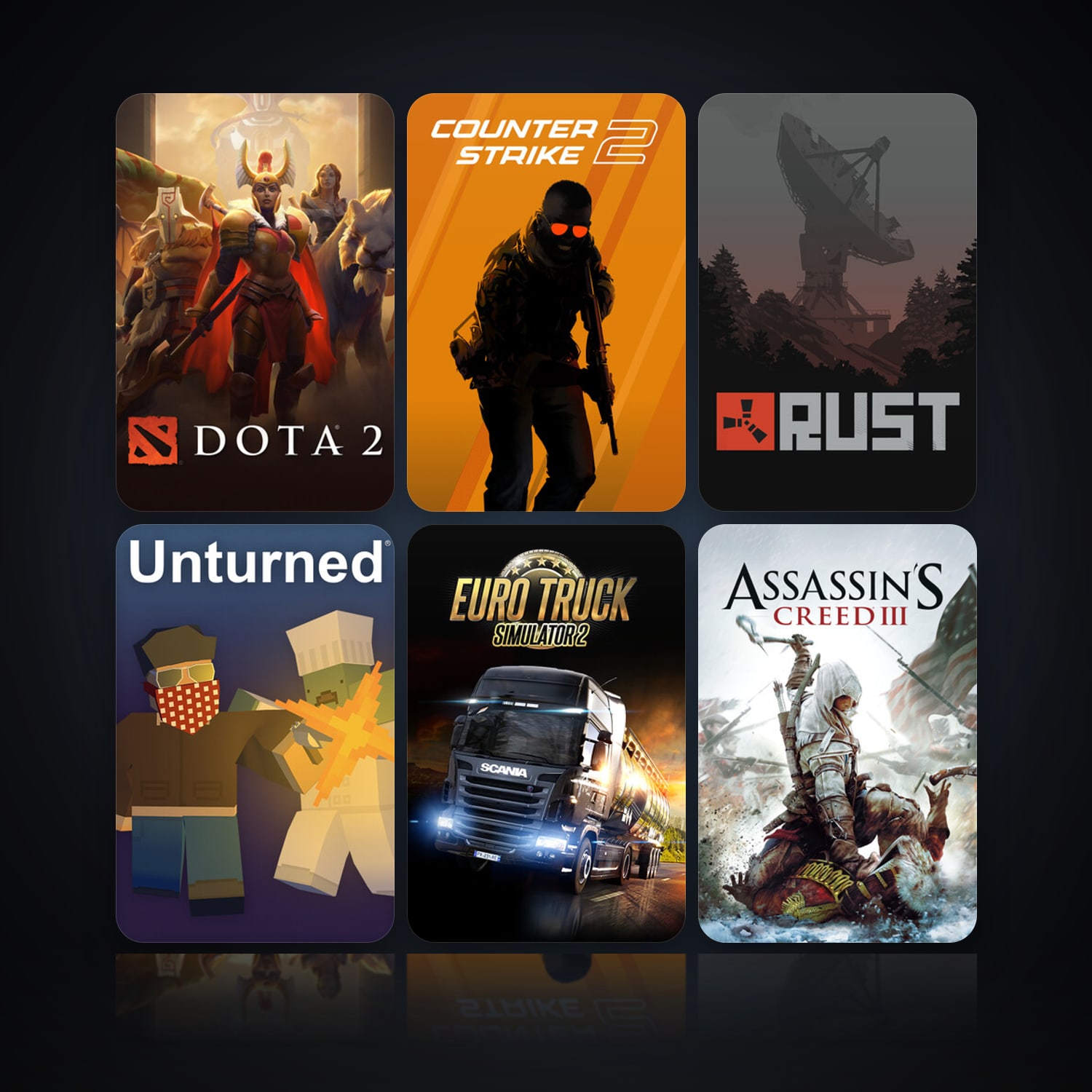 Dota 2 & CS2 Prime | Level 10 | 25 Games | Has VAC — HabibiAccounts