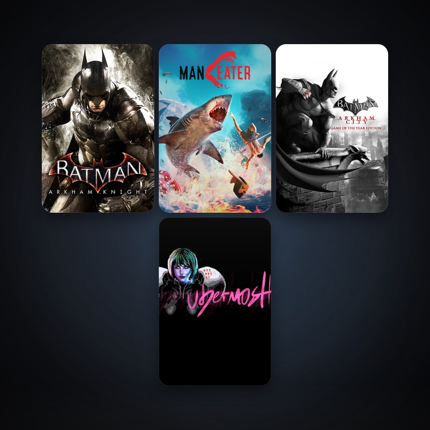 Batman: Arkham Asylum Game of the Year Edition + Batman: Arkham City - Game of the Year Edition, 13 games, clean — HabibiAccounts
