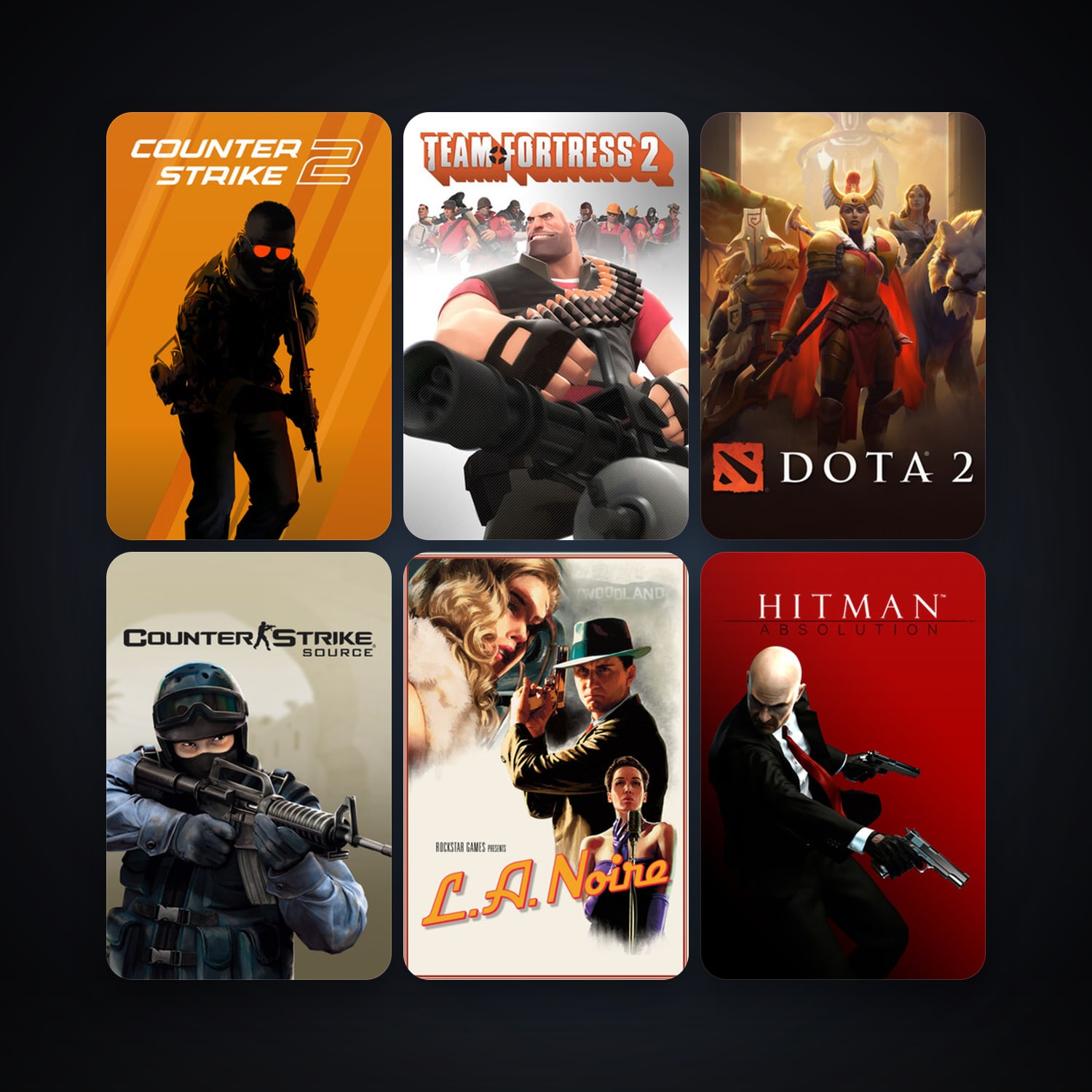Steam account — Counter-Strike: Source + Team Fortress 2, 30 games, Steam 12, clean — HabibiAccounts