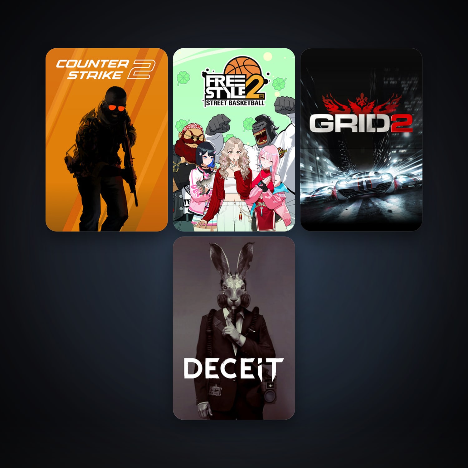 CS2 Prime + GRID 2, 7 games, clean — HabibiAccounts