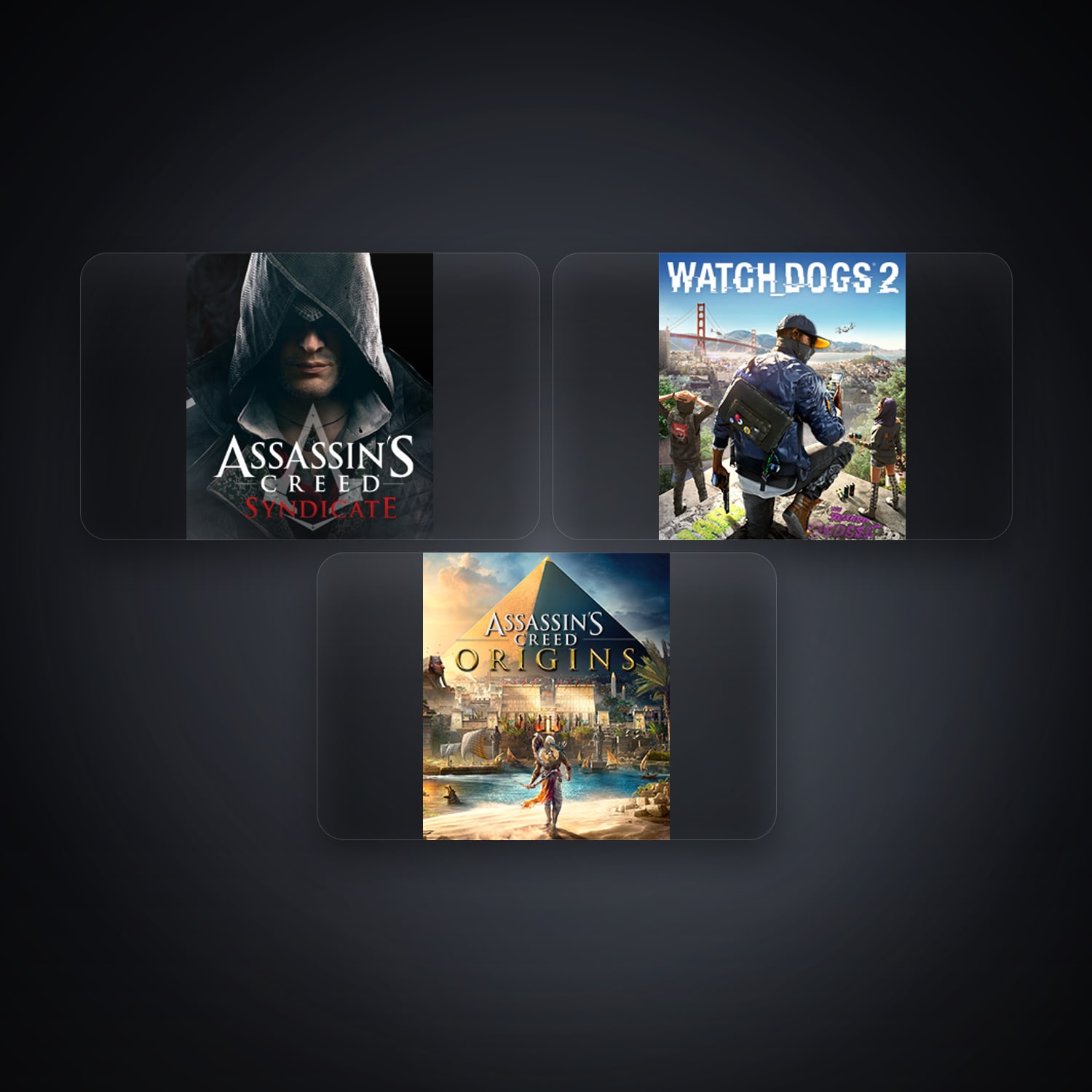 Ubisoft Assassin's Creed Syndicate + WATCH_DOGS 2 — ID — 3 games — HabibiAccounts