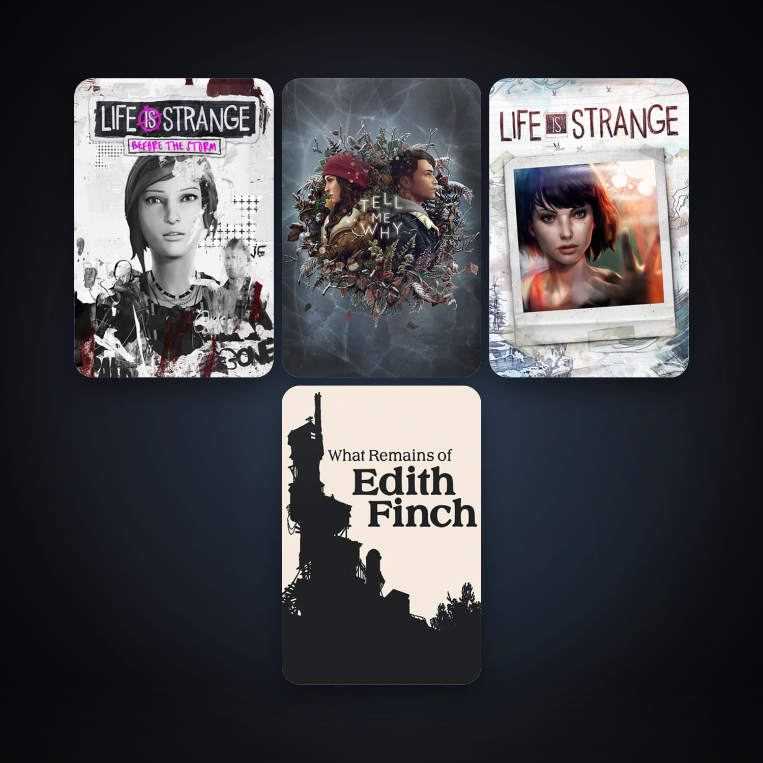 Life is Strange - Episode 1 + What Remains of Edith Finch, 4 games, clean — HabibiAccounts