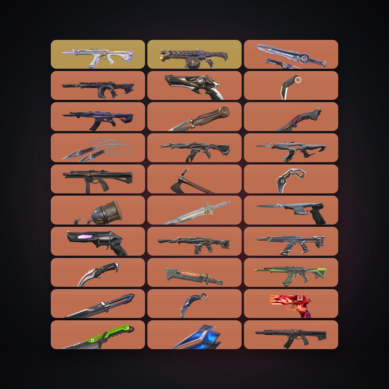 EU Diamond 1 locker — 15 knives, 108 skins, lvl 140 — HabibiAccounts