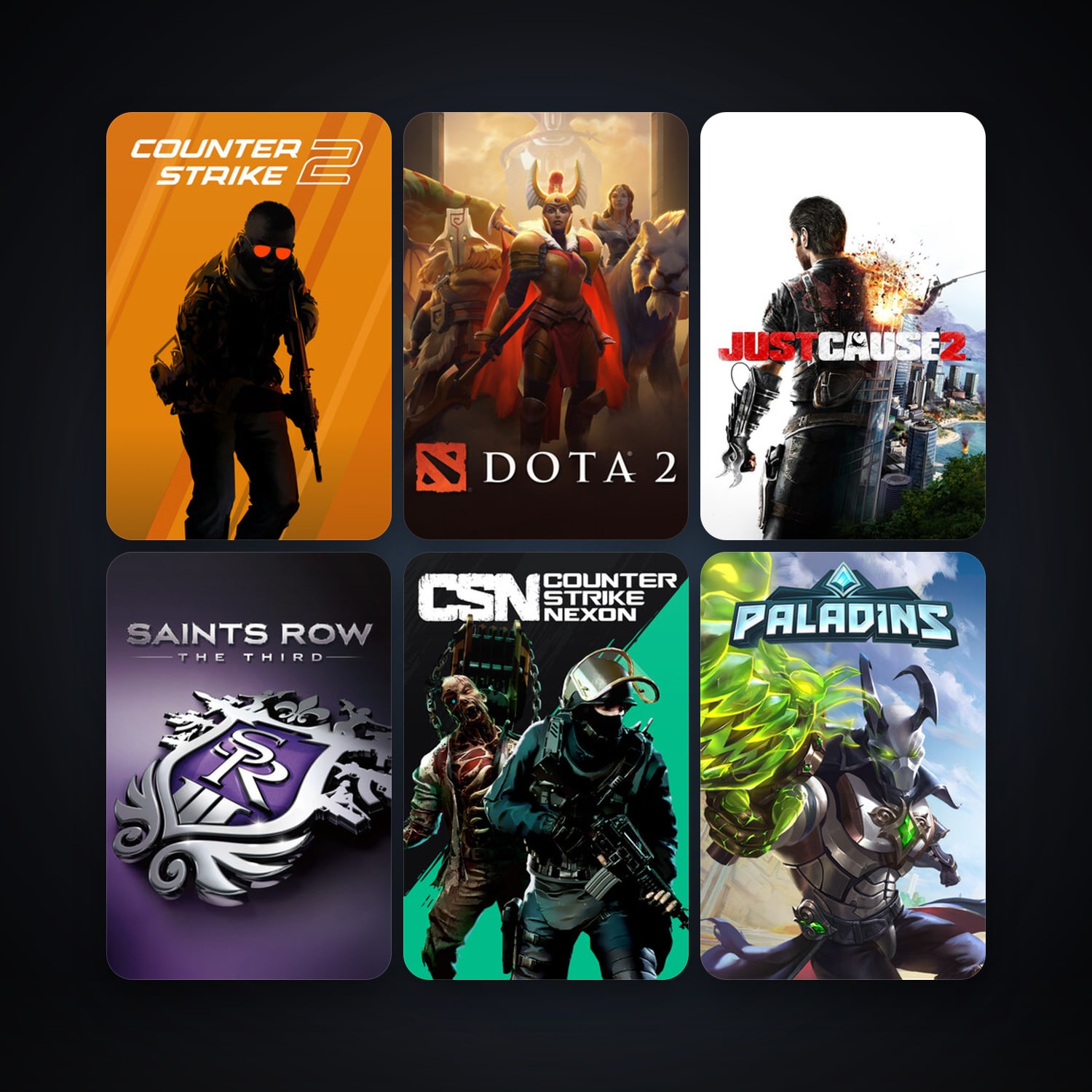 CS2 Prime + Just Cause 2, 52 games, clean — HabibiAccounts
