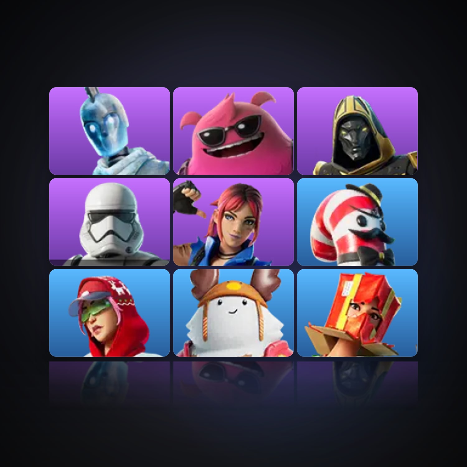 Fortnite | 9 Skins | 100 V-Bucks | Level 160 | 8 Wins — HabibiAccounts