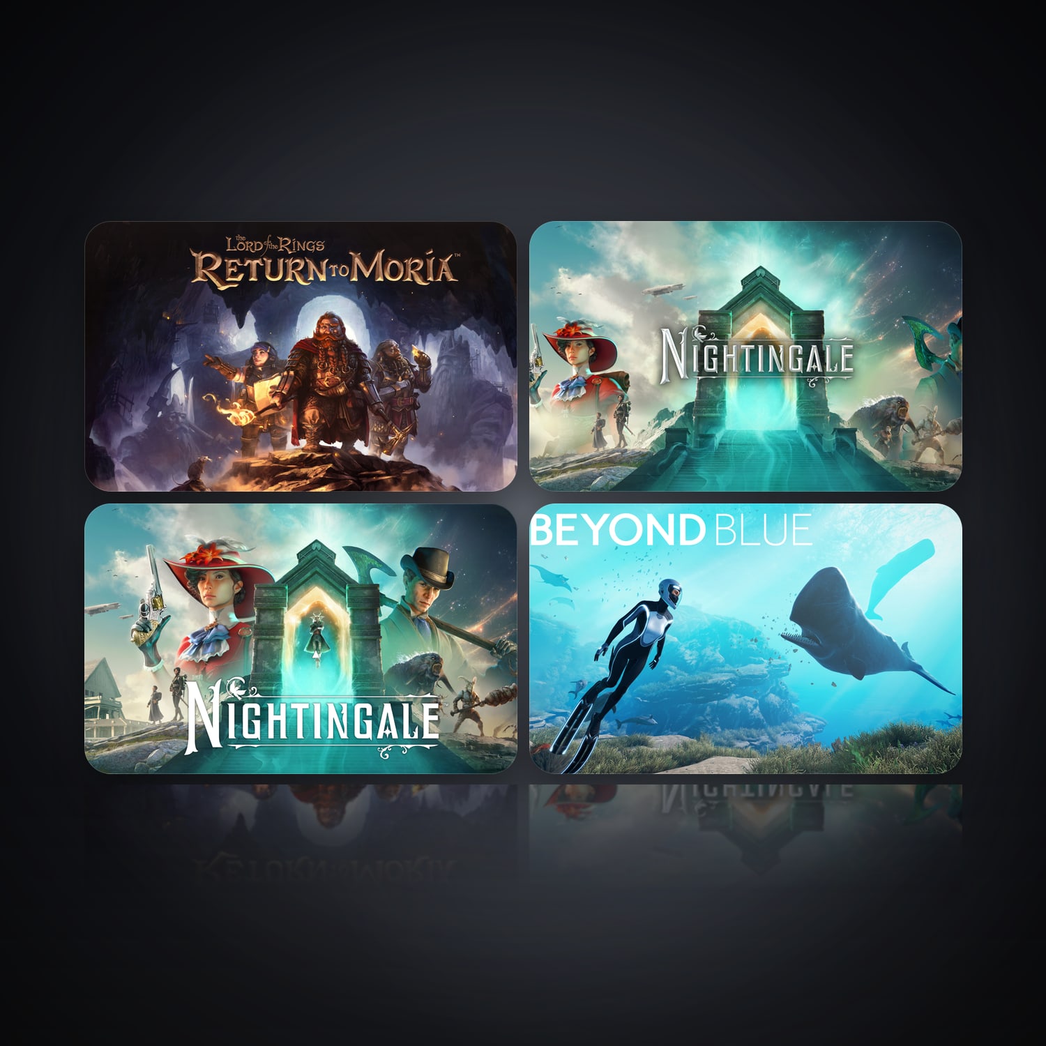 The Lord of The Rings Return to Moria & Nightingale | 5 Games — HabibiAccounts