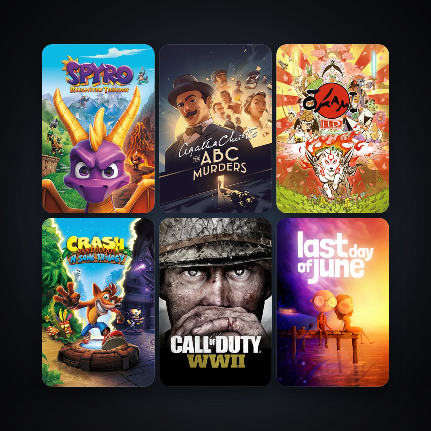 Agatha Christie - The ABC Murders + Call of Duty: WWII, 35 games, clean — HabibiAccounts