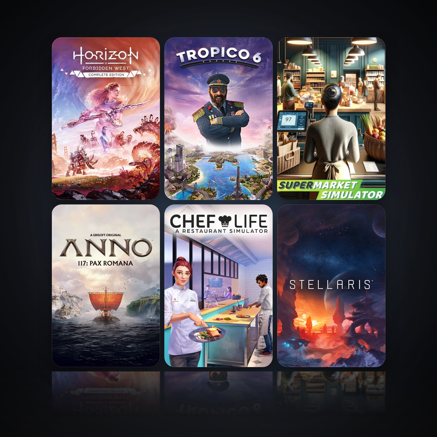 Horizon Forbidden West Complete Edition & Tropico 6 | 17 Games | Clean — HabibiAccounts