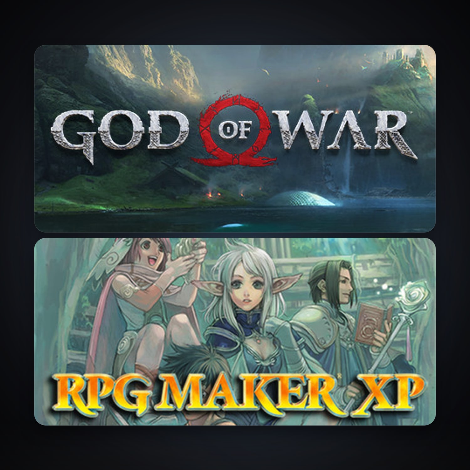 God of War & RPG Maker XP — HabibiAccounts