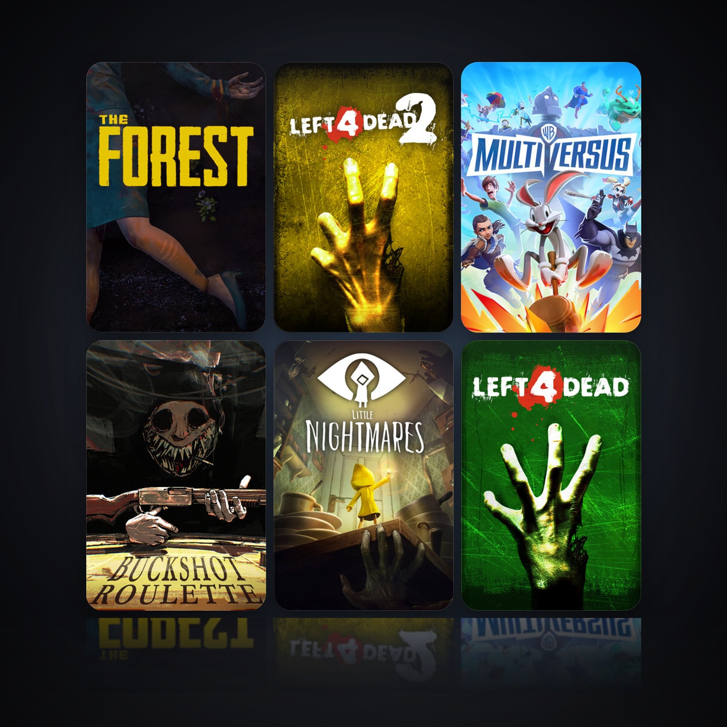 The Forest & Left 4 Dead 2 | 14 Games | Clean — HabibiAccounts