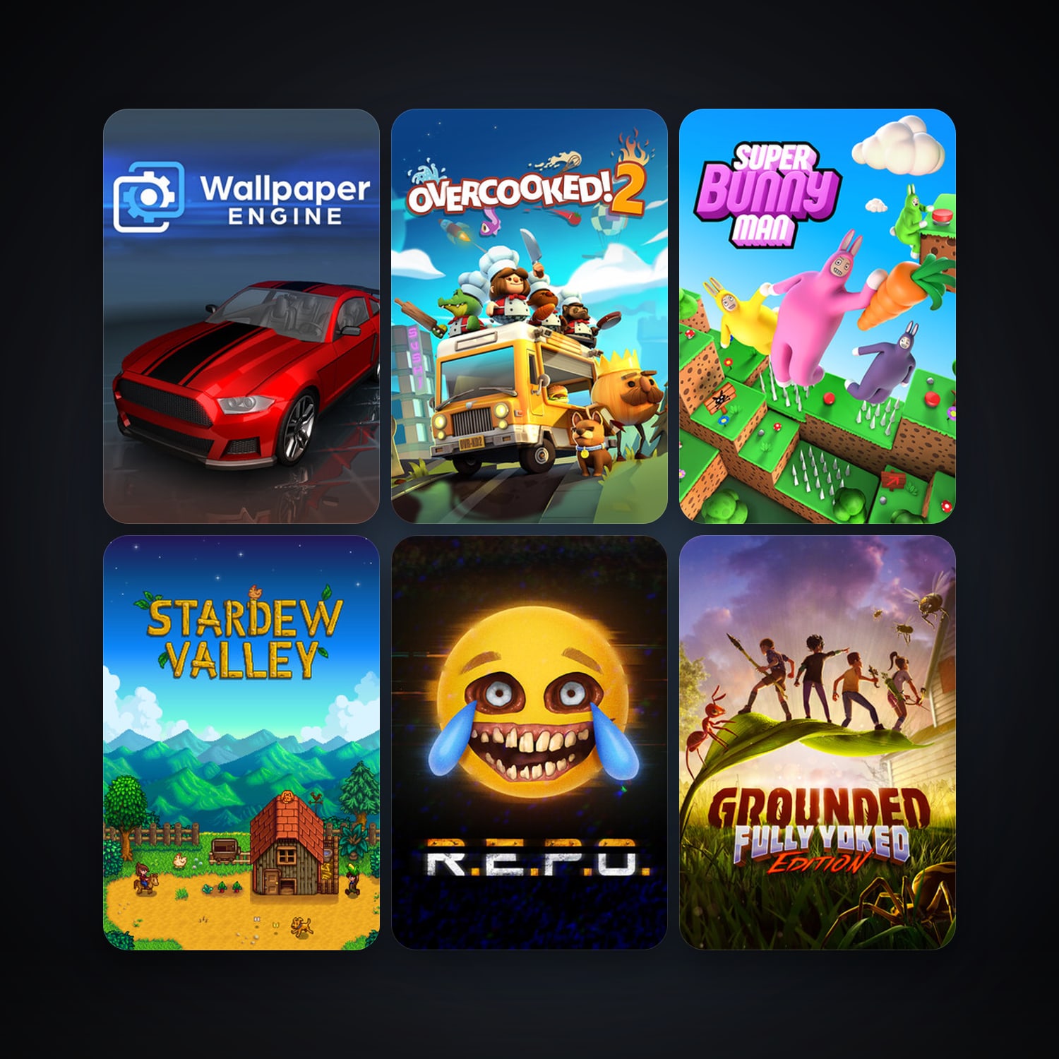 Wallpaper Engine & Overcooked! 2 | 14 Games | Clean — HabibiAccounts