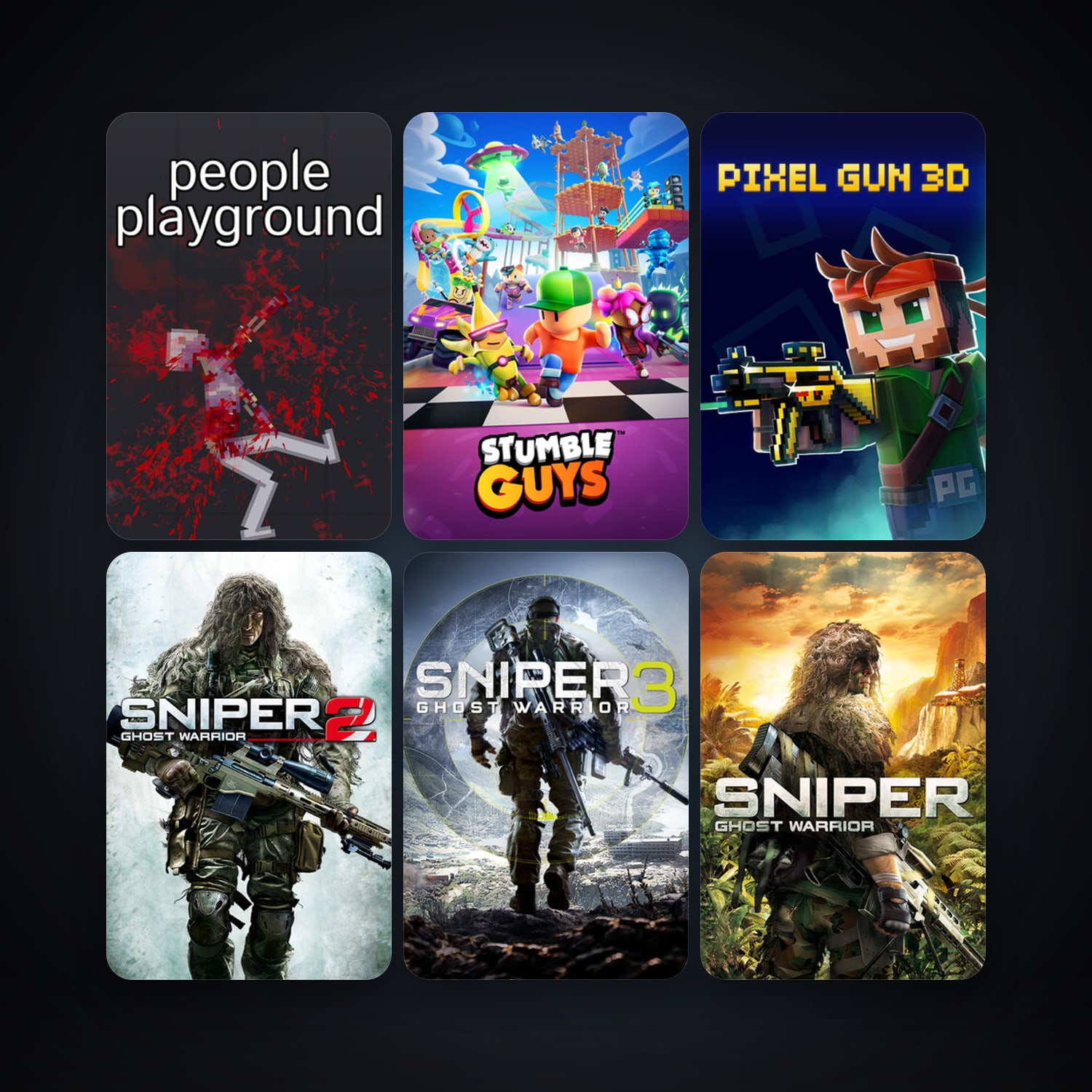 Sniper: Ghost Warrior + Sniper: Ghost Warrior 2, 8 games, clean — HabibiAccounts