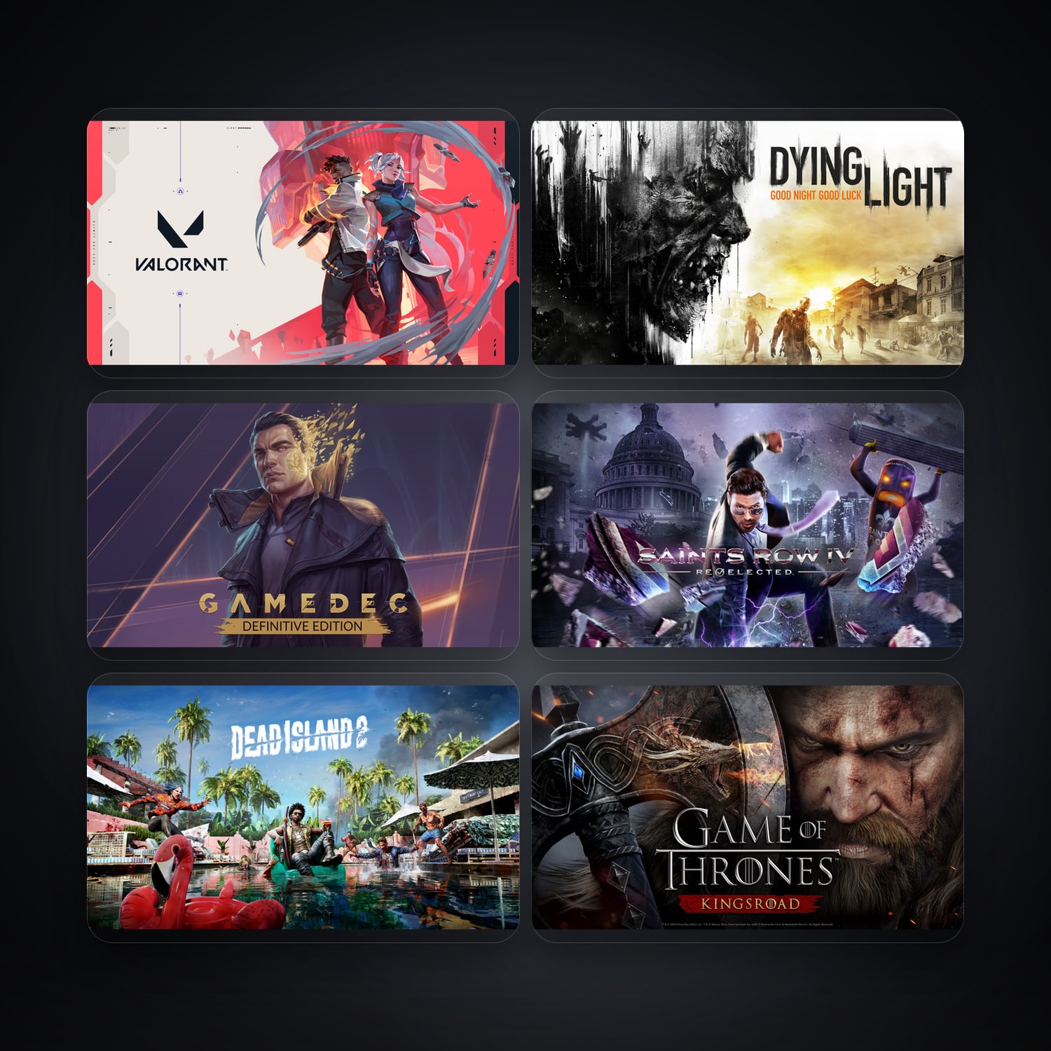 Epic VALORANT + Dying Light Enhanced Edition — TR — 10 games — HabibiAccounts
