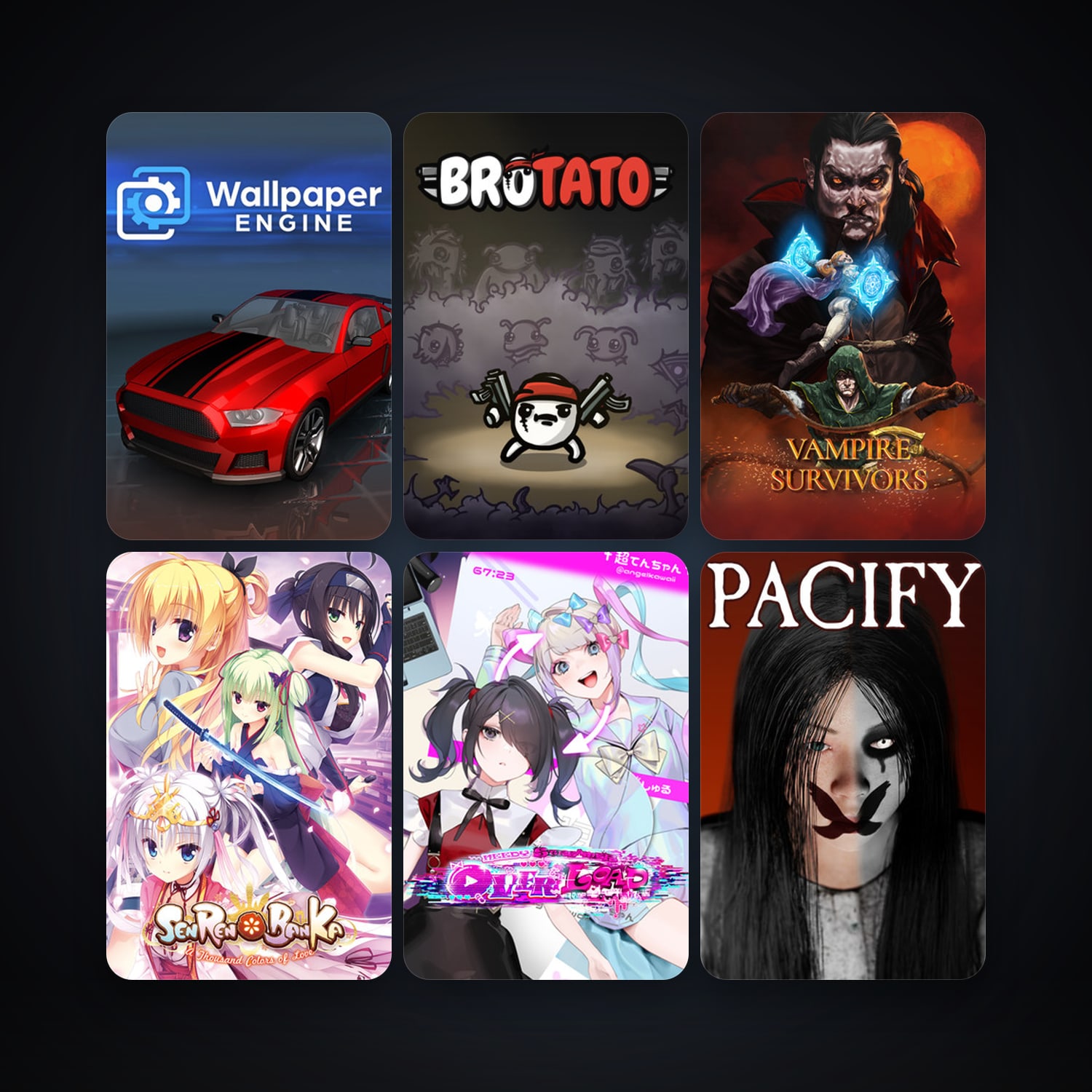 Castle Crashers + Wallpaper Engine, 11 games, clean — HabibiAccounts