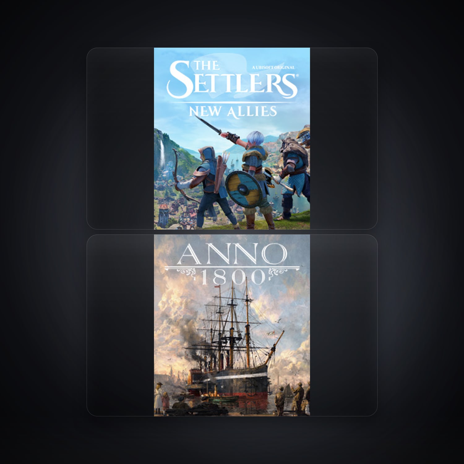 The Settlers: New Allies & Anno 1800 | 2 Games — HabibiAccounts