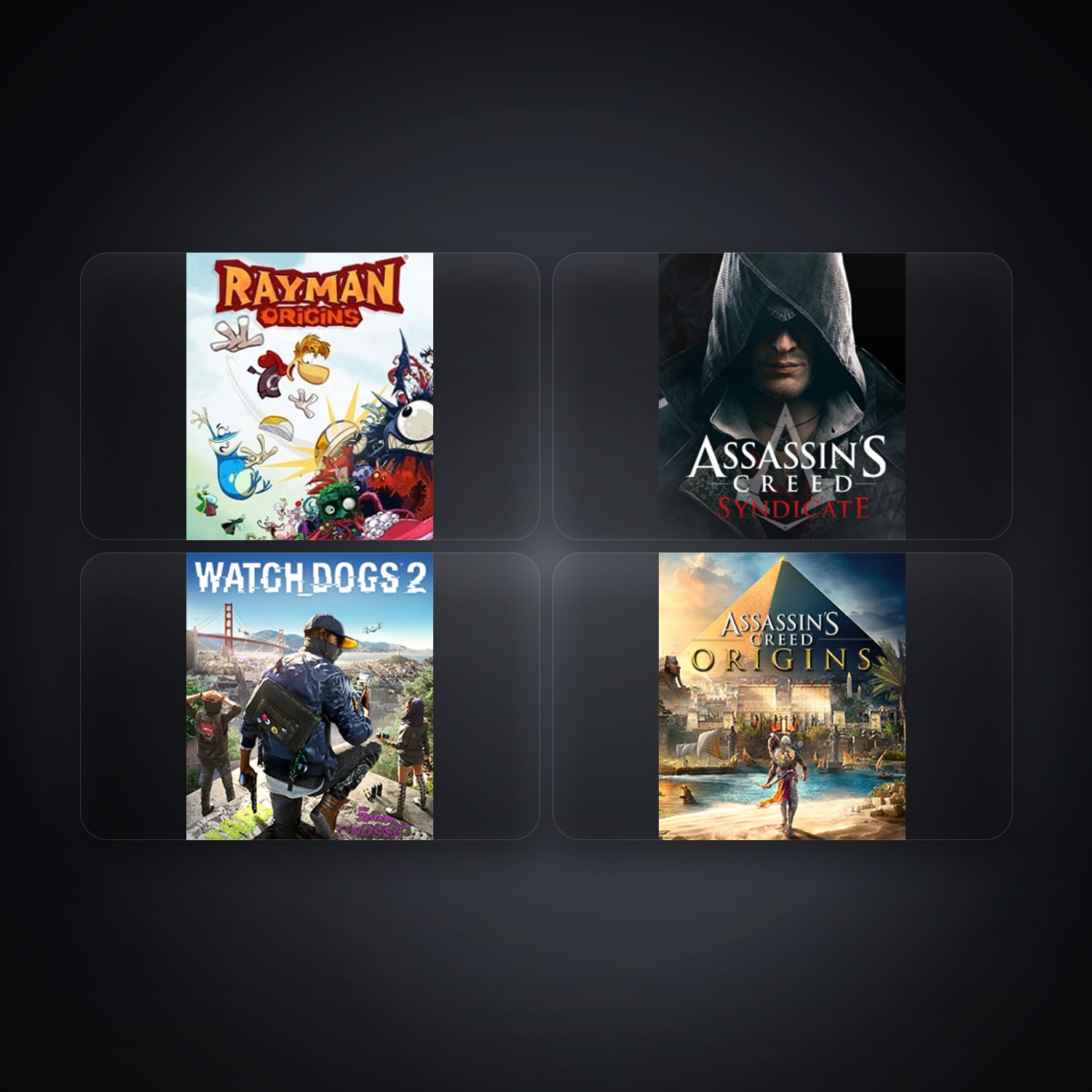 Ubisoft Rayman Origins + Assassin's Creed Syndicate — PE — 4 games — HabibiAccounts